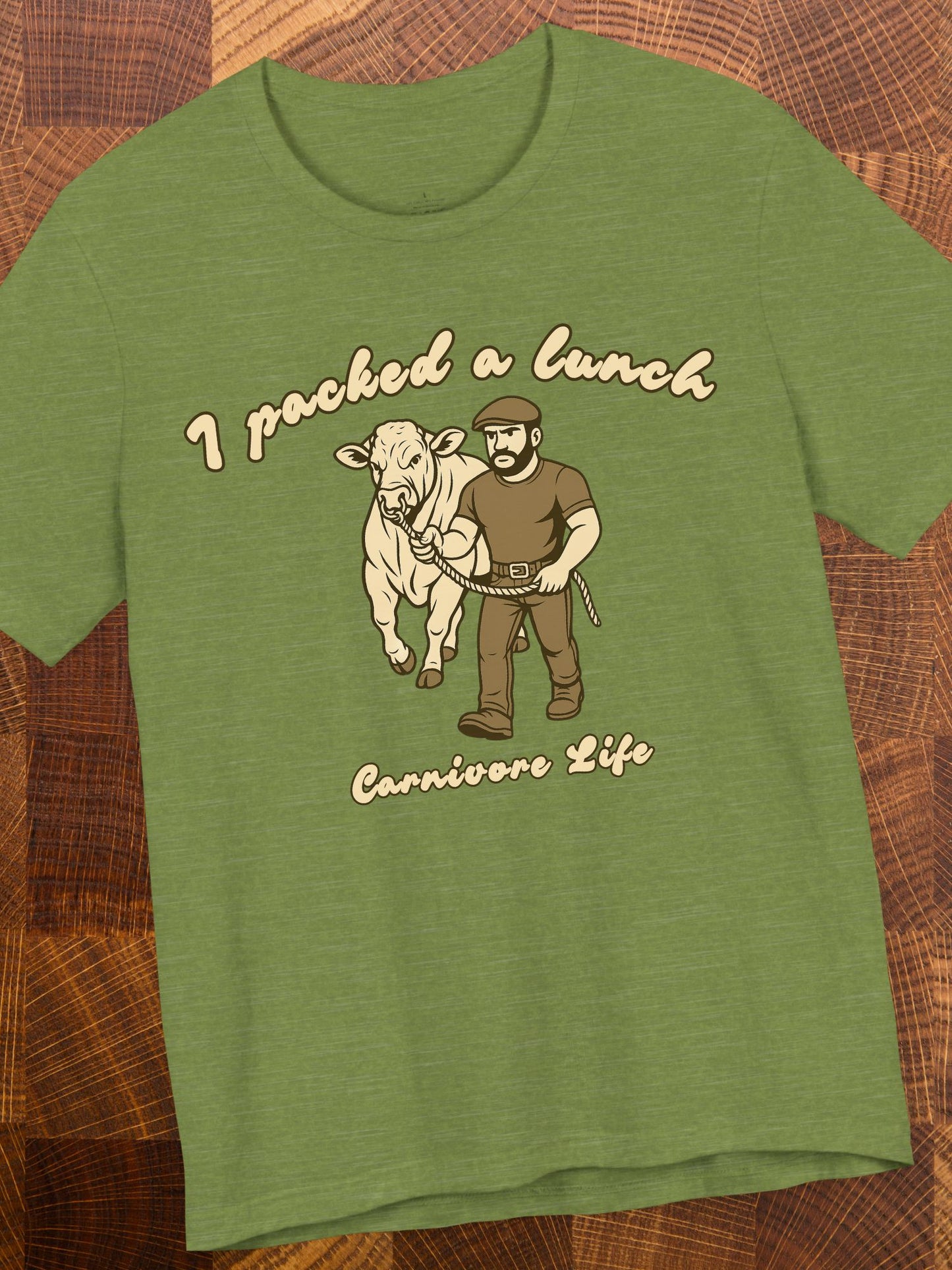 'I Packed a Lunch' Carnivore Diet Unisex T-Shirt, Carnivore Apparel