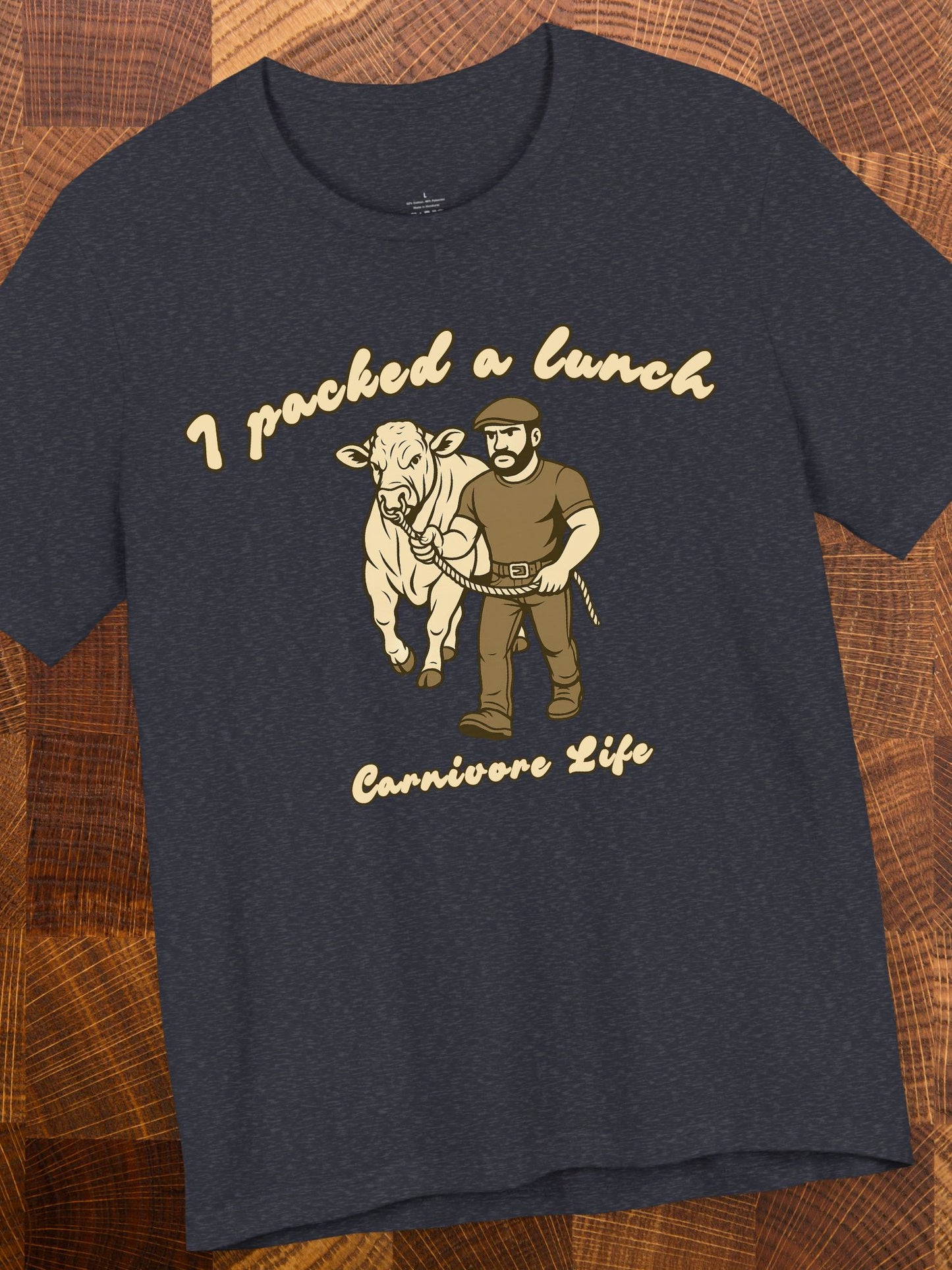 'I Packed a Lunch' Carnivore Diet Unisex T-Shirt, Carnivore Apparel