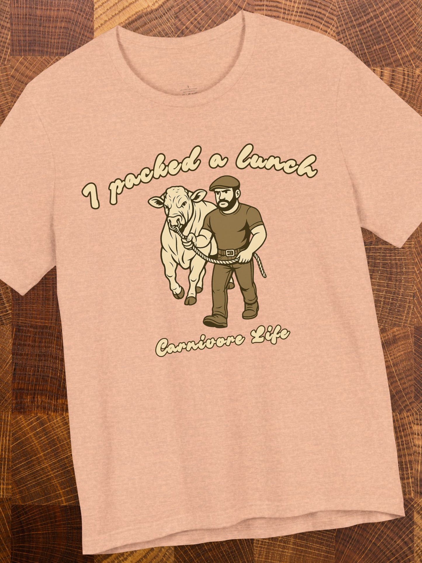 'I Packed a Lunch' Carnivore Diet Unisex T-Shirt, Carnivore Apparel