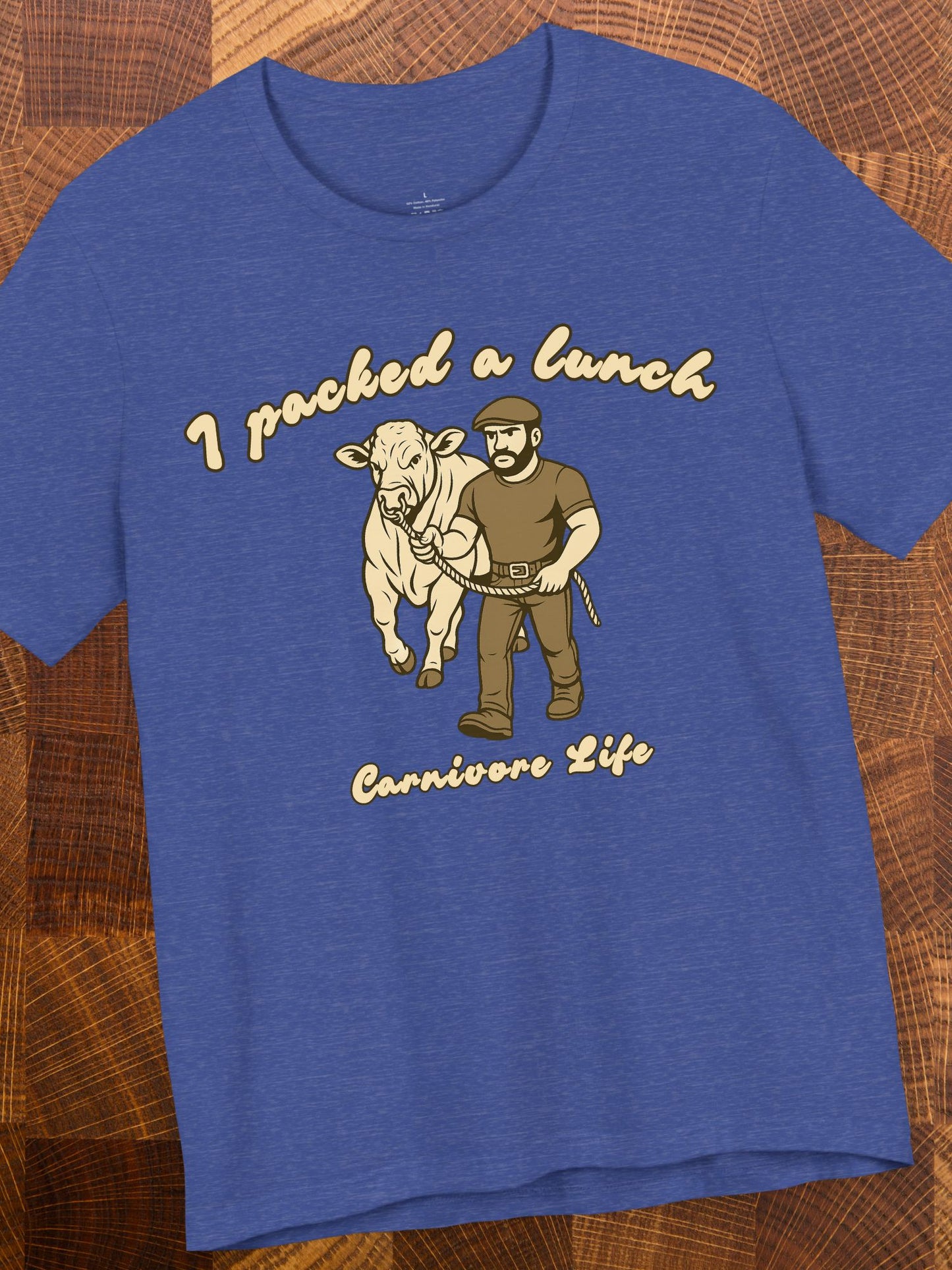 'I Packed a Lunch' Carnivore Diet Unisex T-Shirt, Carnivore Apparel