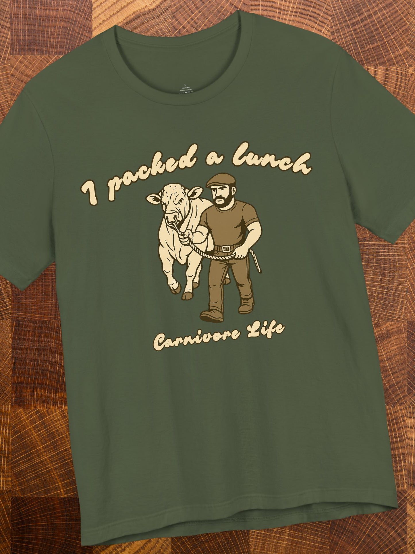 'I Packed a Lunch' Carnivore Diet Unisex T-Shirt, Carnivore Apparel