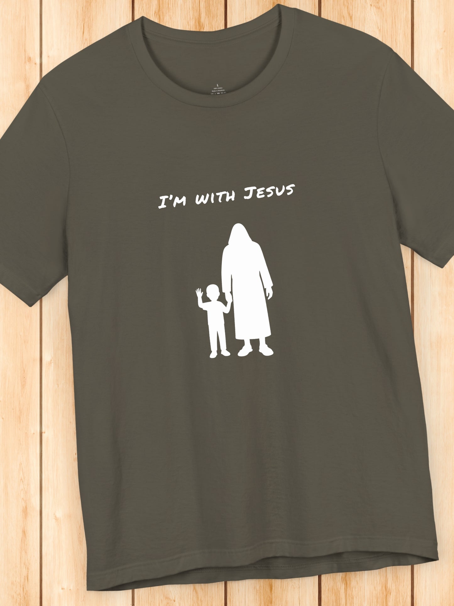 'I'm with Jesus' (boy) Unisex T-Shirt, Jesus Tee, Christian Apparel