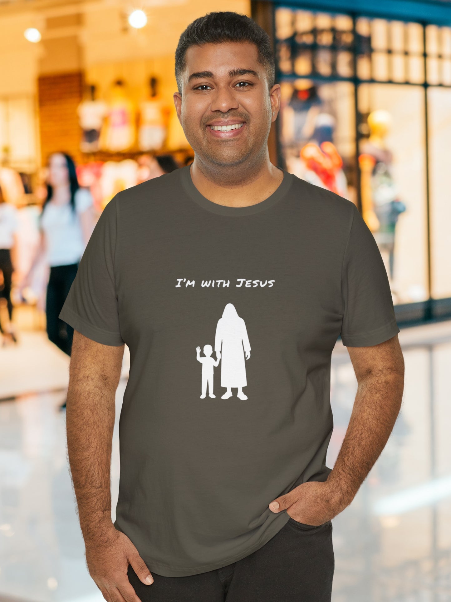 'I'm with Jesus' (boy) Unisex T-Shirt, Jesus Tee, Christian Apparel