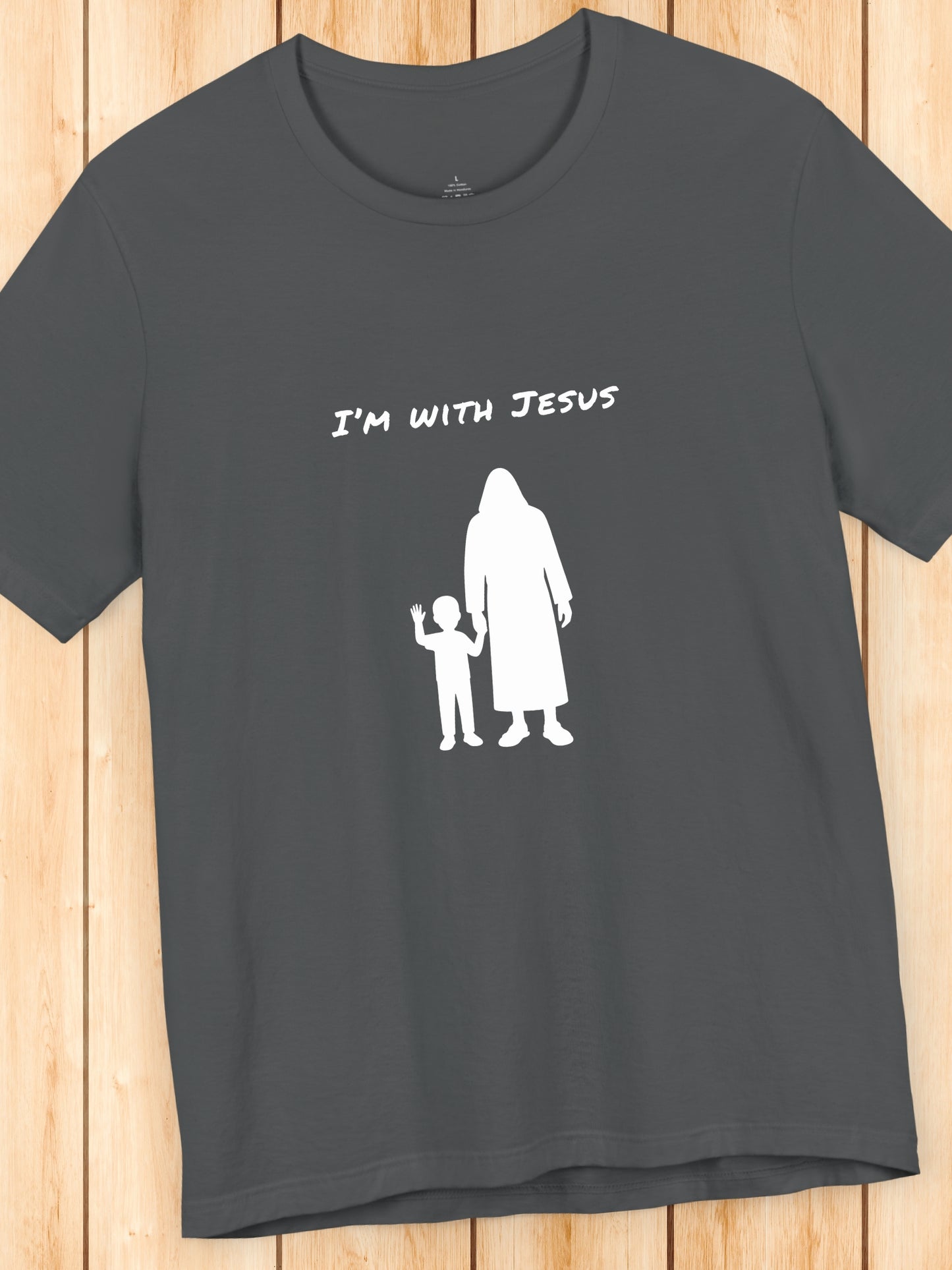 'I'm with Jesus' (boy) Unisex T-Shirt, Jesus Tee, Christian Apparel