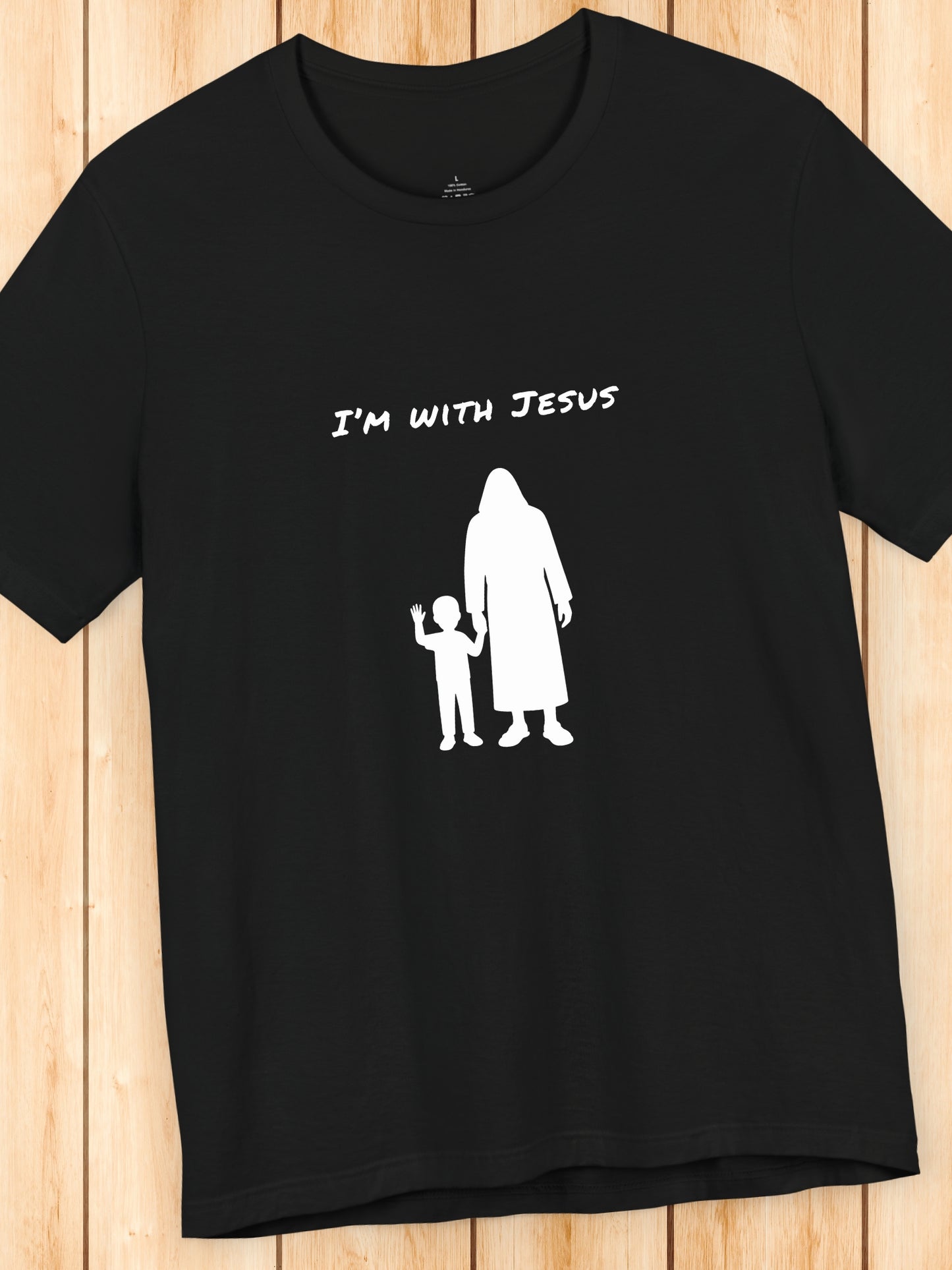 'I'm with Jesus' (boy) Unisex T-Shirt, Jesus Tee, Christian Apparel