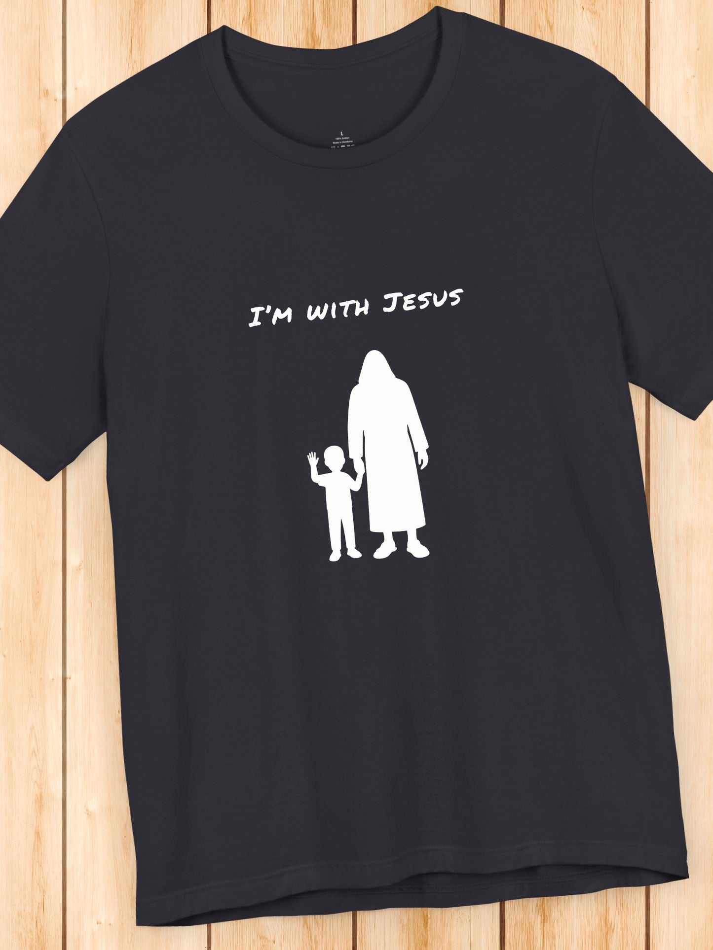 'I'm with Jesus' (boy) Unisex T-Shirt, Jesus Tee, Christian Apparel