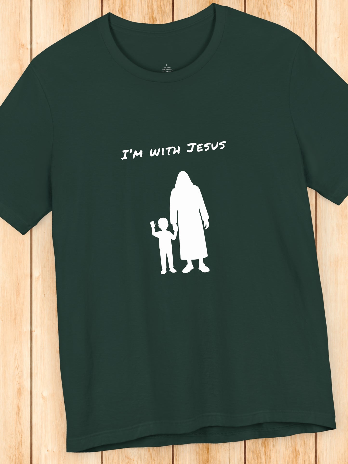 'I'm with Jesus' (boy) Unisex T-Shirt, Jesus Tee, Christian Apparel