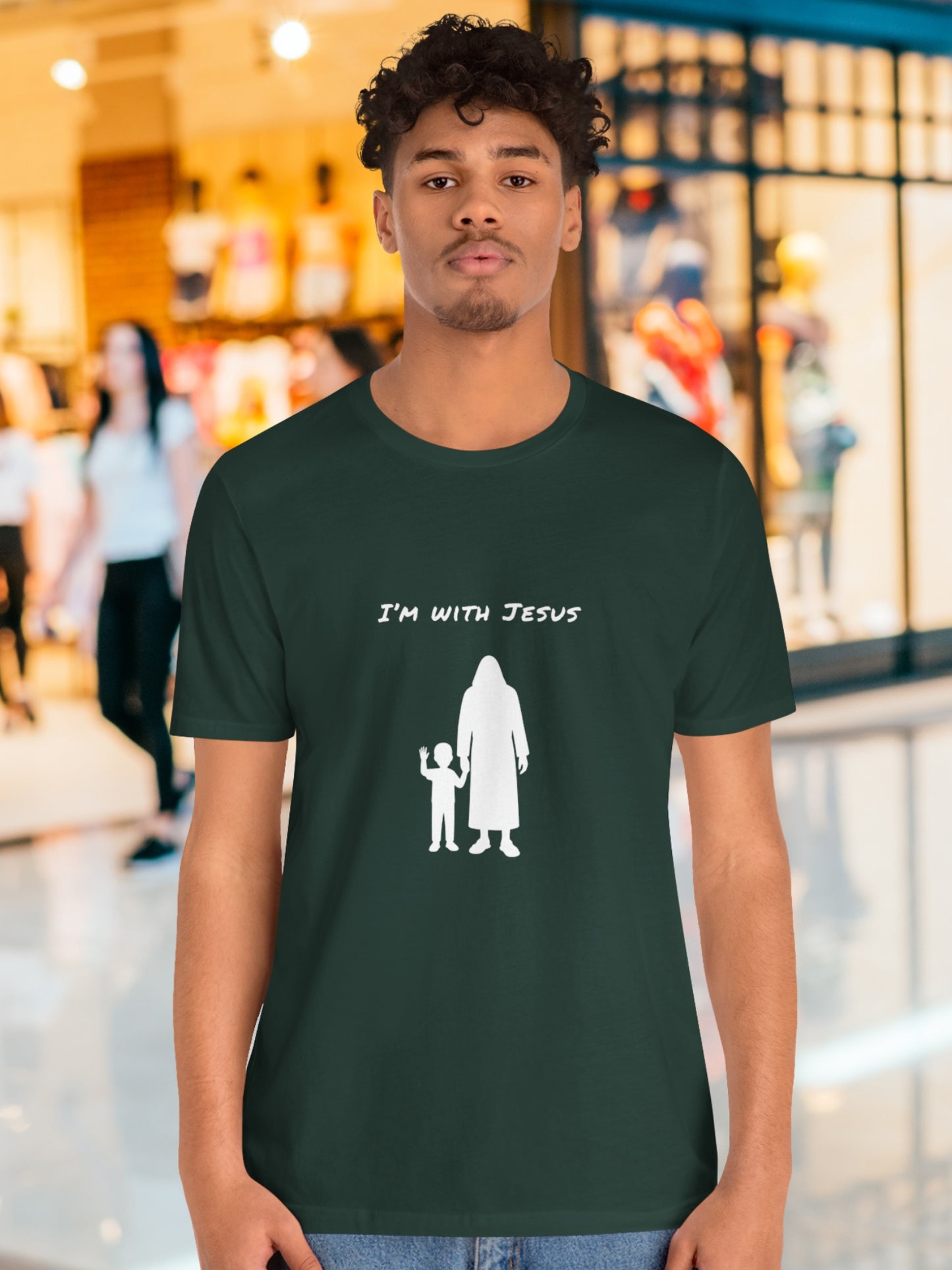 'I'm with Jesus' (boy) Unisex T-Shirt, Jesus Tee, Christian Apparel