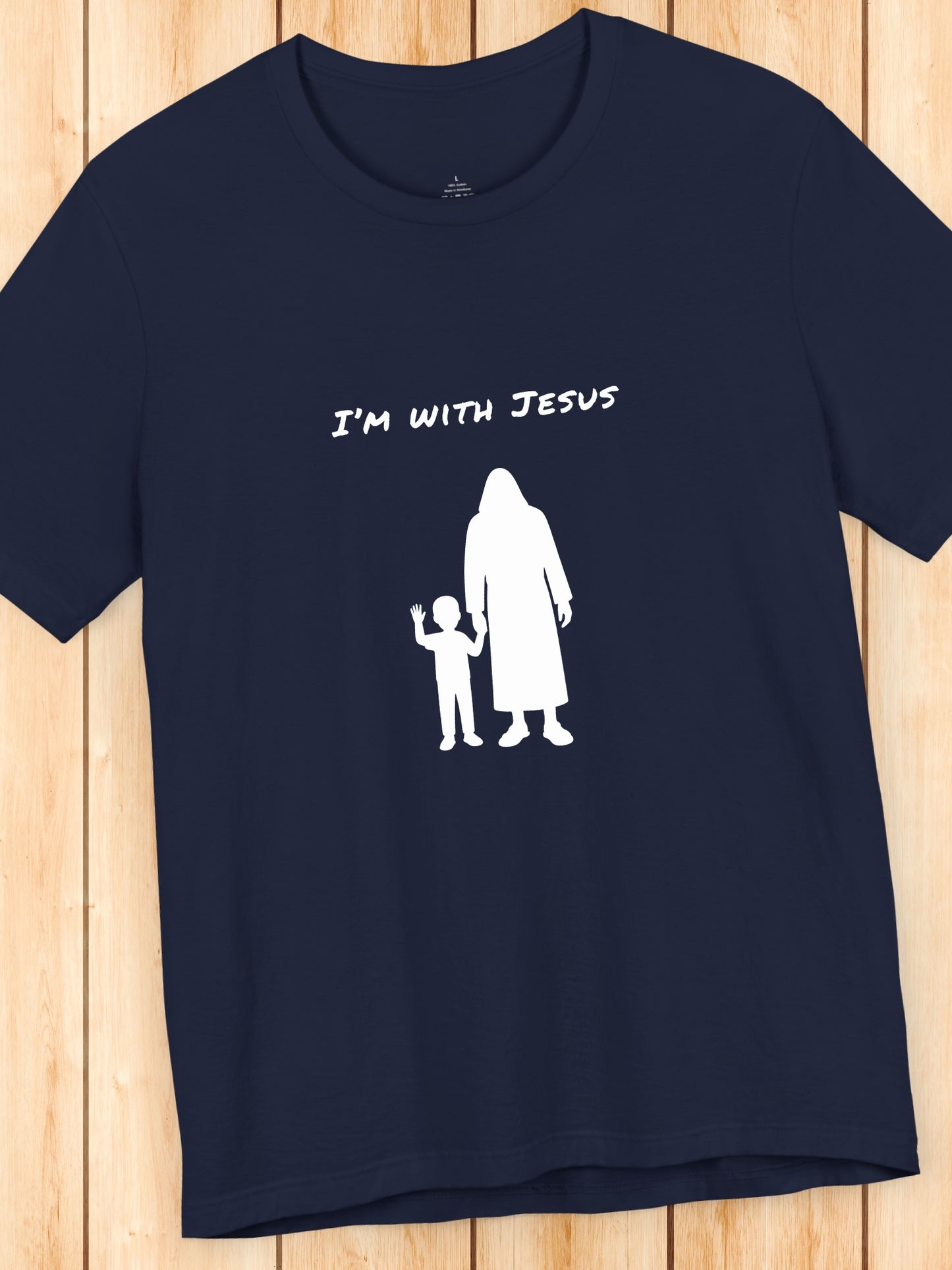 'I'm with Jesus' (boy) Unisex T-Shirt, Jesus Tee, Christian Apparel