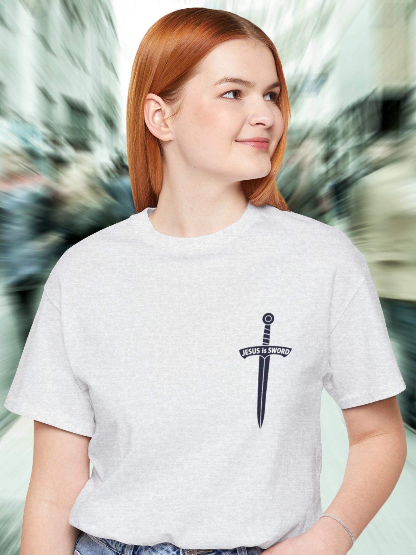'In the beginning was the Word and the Word was with God, and the Word was God, He was in the beginning with God, The Sword of the Spirit is the Word of God, Jesus is Sword' Unisex T-Shirt, Chrsitian Apparel, Jesus Tee, Bible Verses