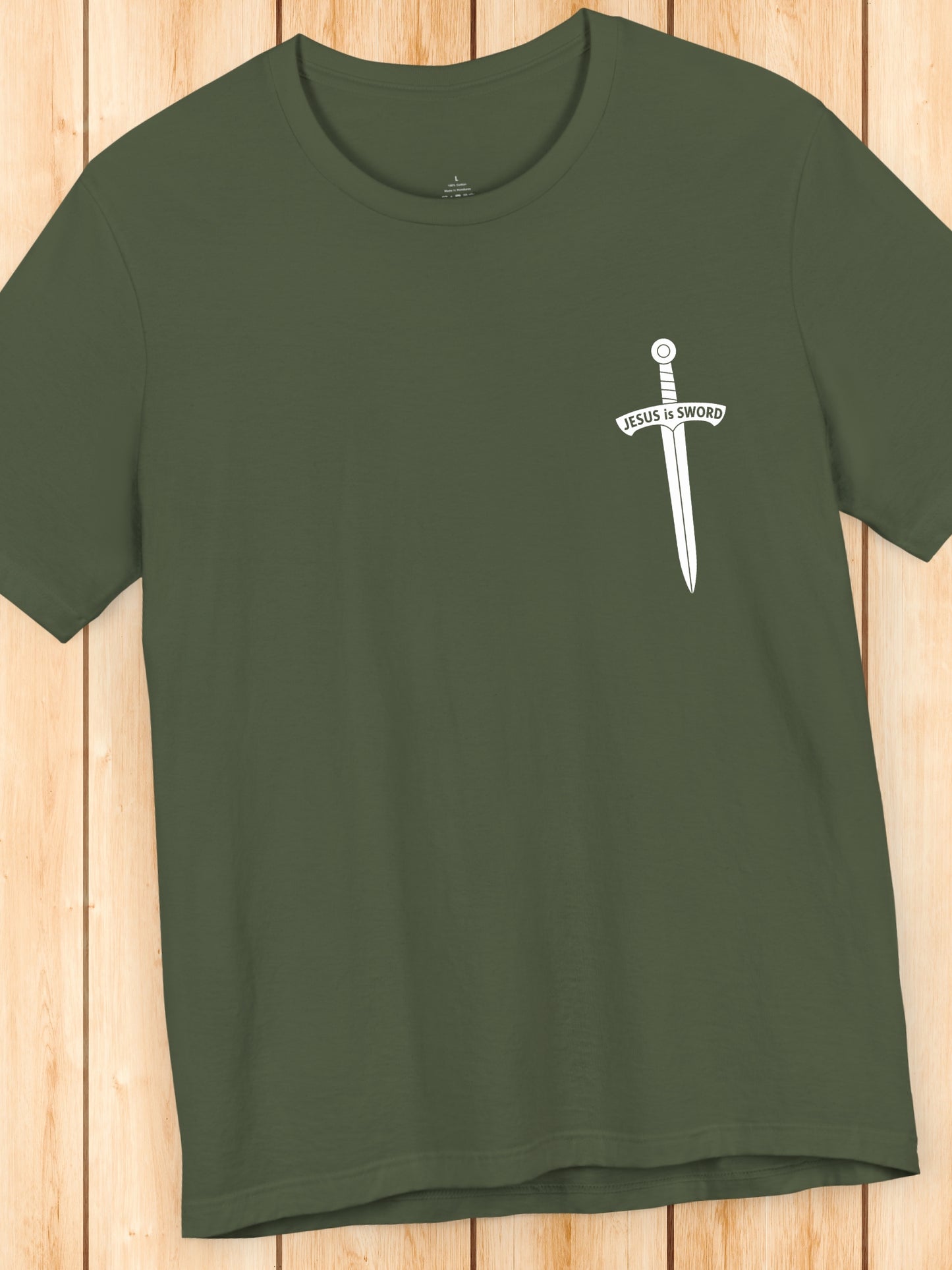 'In the beginning was the Word and the Word was with God, and the Word was God, He was in the beginning with God, The Sword of the Spirit is the Word of God, Jesus is Sword' Unisex T-Shirt, Chrsitian Apparel, Jesus Tee, Bible Verses