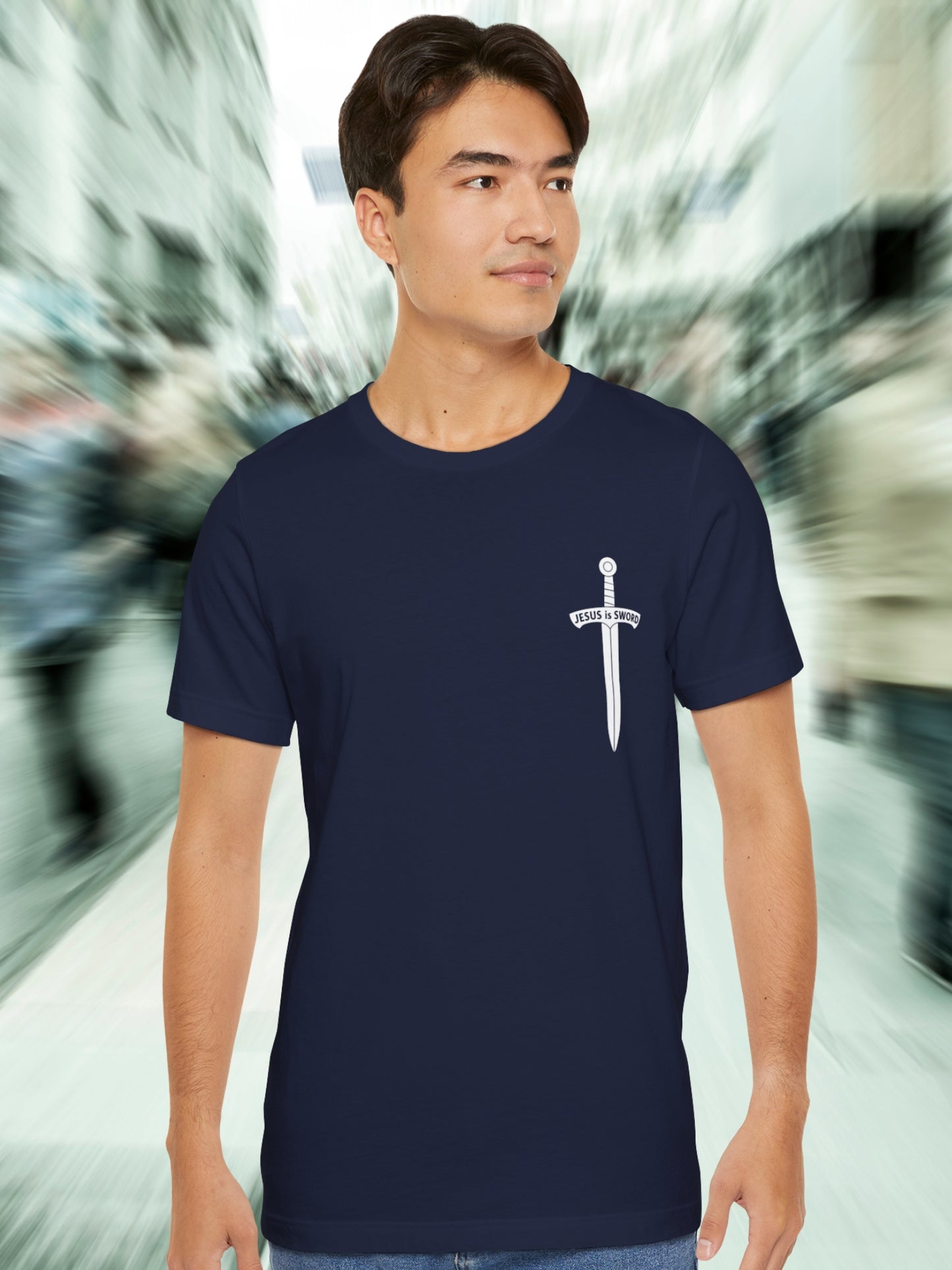 'In the beginning was the Word and the Word was with God, and the Word was God, He was in the beginning with God, The Sword of the Spirit is the Word of God, Jesus is Sword' Unisex T-Shirt, Chrsitian Apparel, Jesus Tee, Bible Verses
