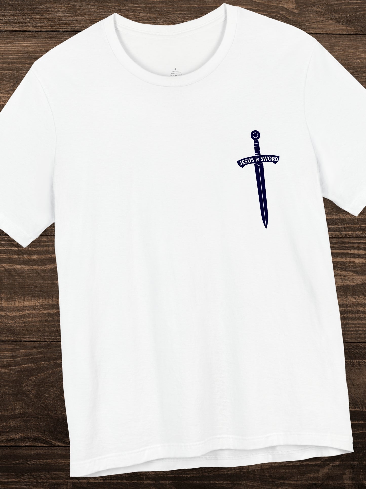 'In the beginning was the Word and the Word was with God, and the Word was God, He was in the beginning with God, The Sword of the Spirit is the Word of God, Jesus is Sword' Unisex T-Shirt, Chrsitian Apparel, Jesus Tee, Bible Verses