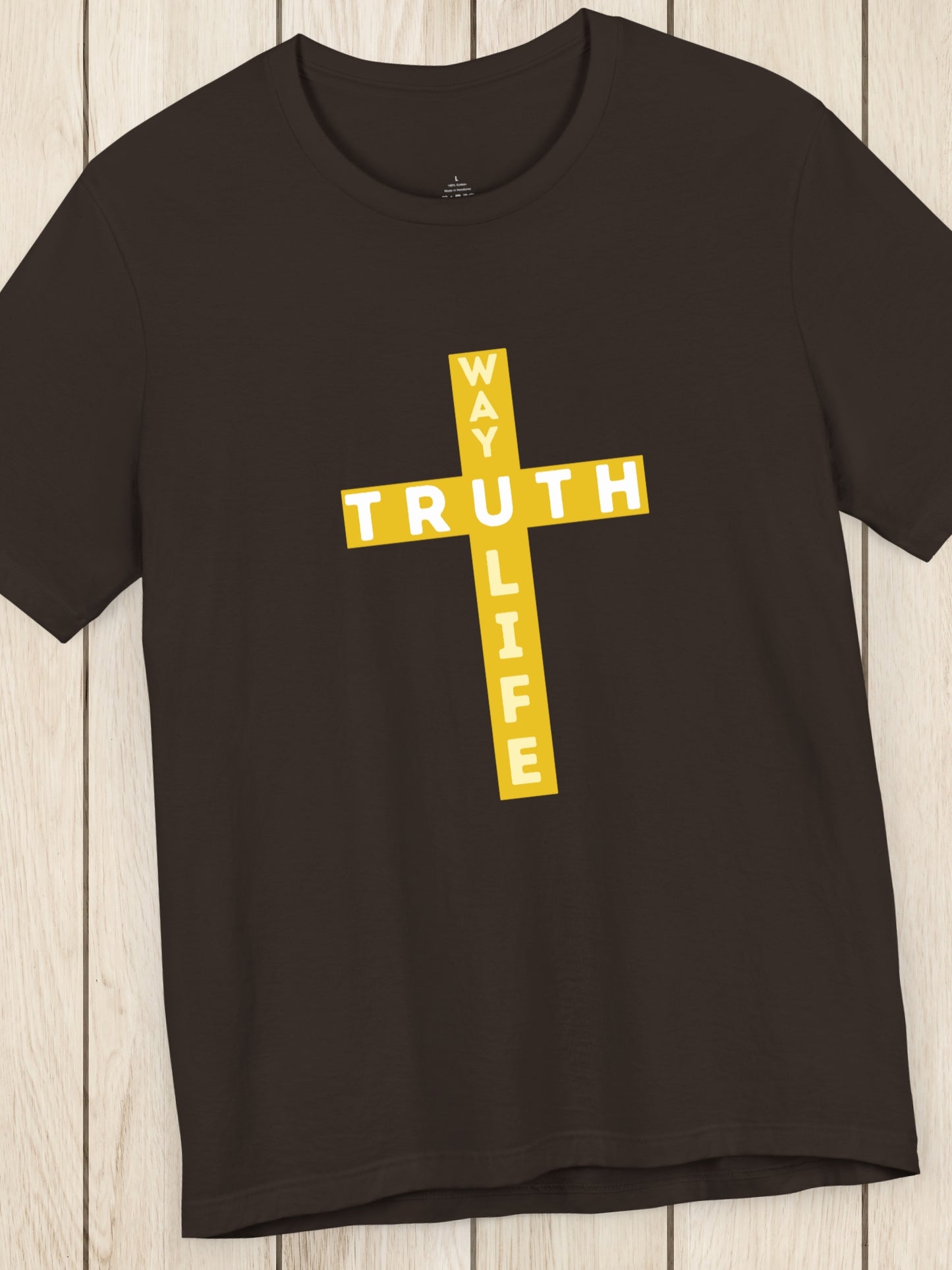 'JESUS is the Way the Truth and the Life' Unisex T-Shirt, Christian Apparel, Bible Verse, John 14:6