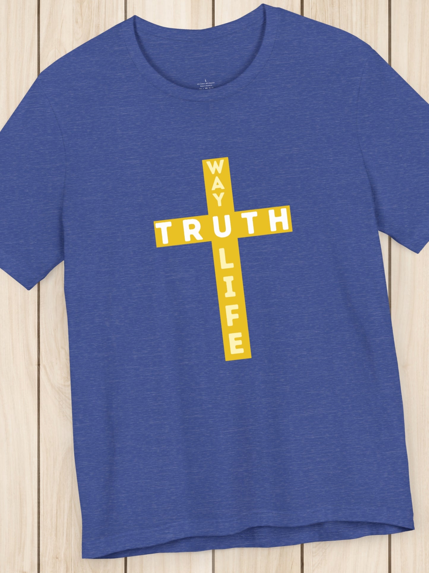 'JESUS is the Way the Truth and the Life' Unisex T-Shirt, Christian Apparel, Bible Verse, John 14:6