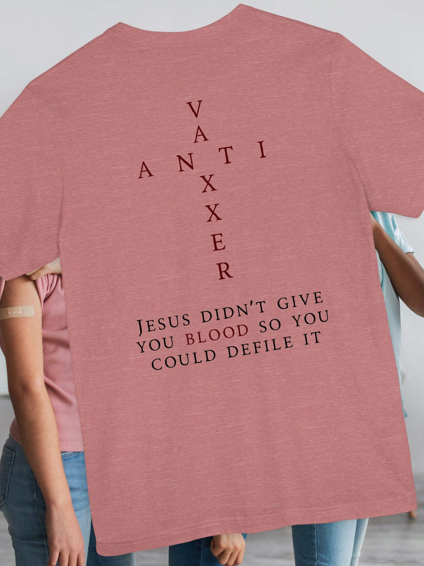 Anti-vaxxer Jesus T-shirt, Unisex Tee