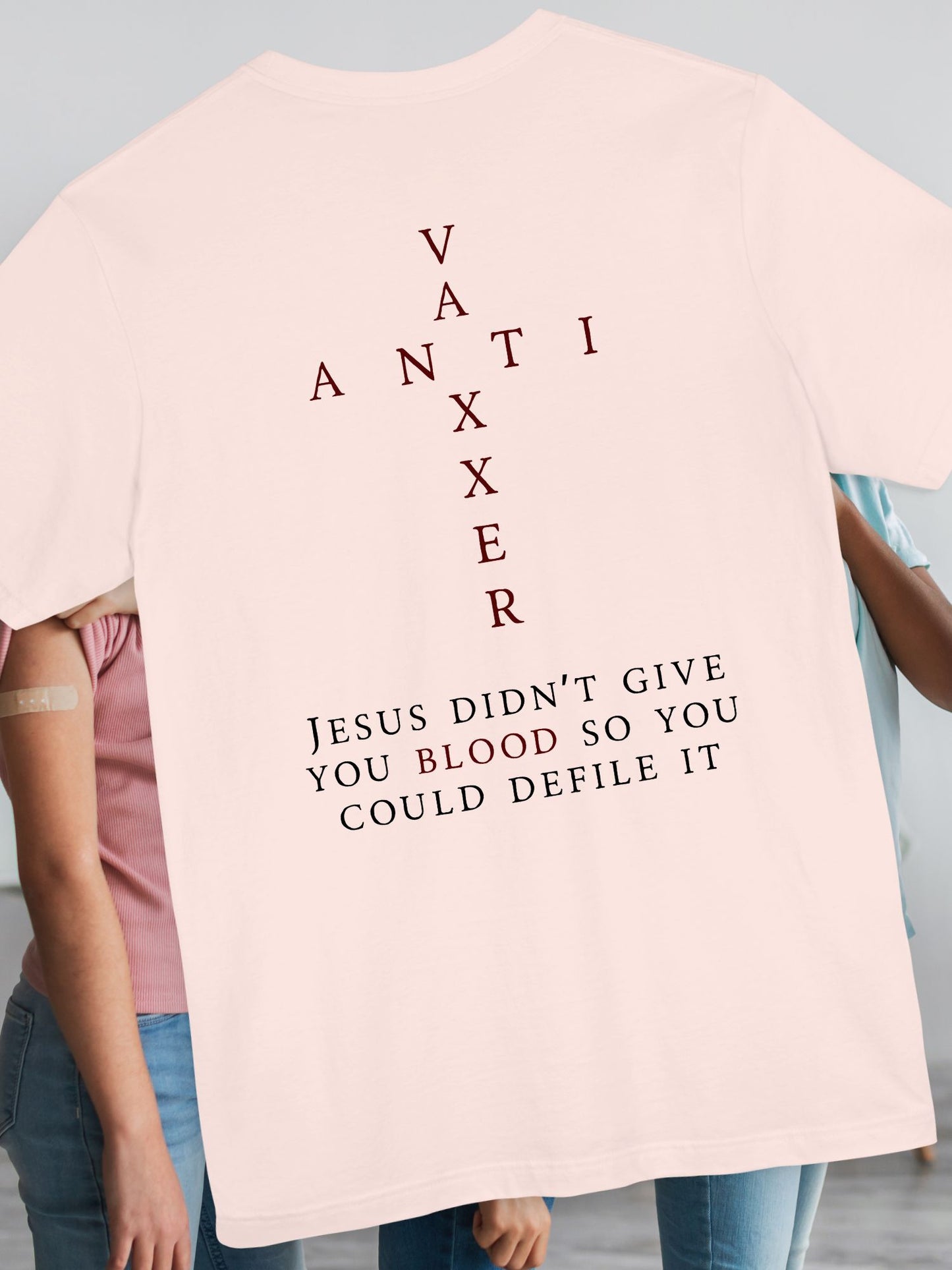 Anti-vaxxer Jesus T-shirt, Unisex Tee