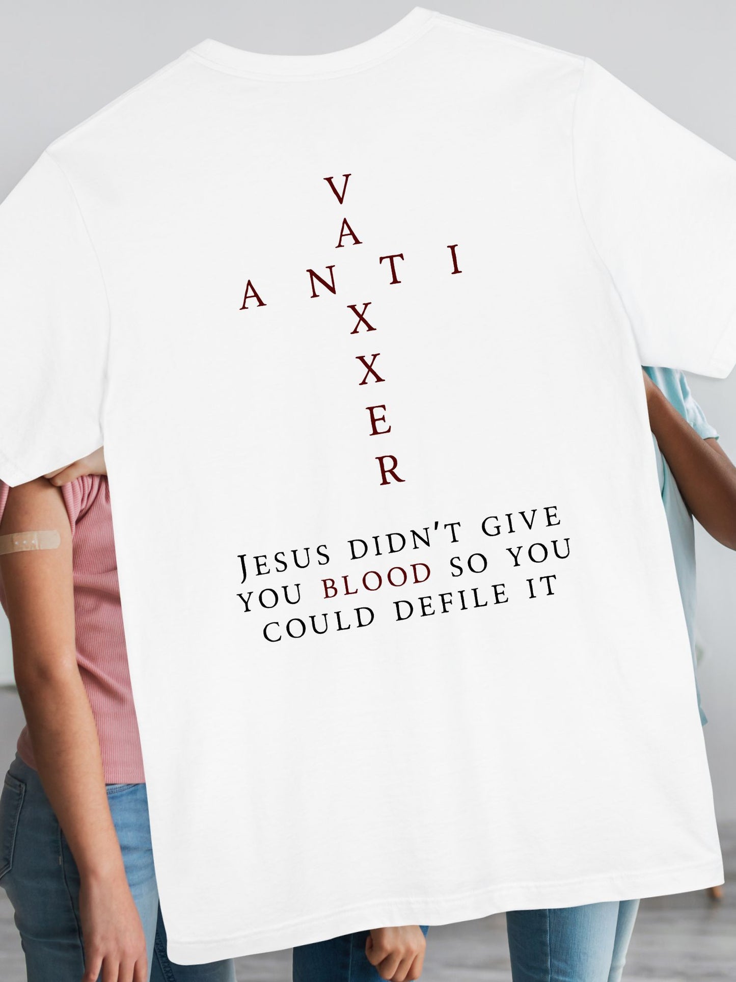 Anti-vaxxer Jesus T-shirt, Unisex Tee
