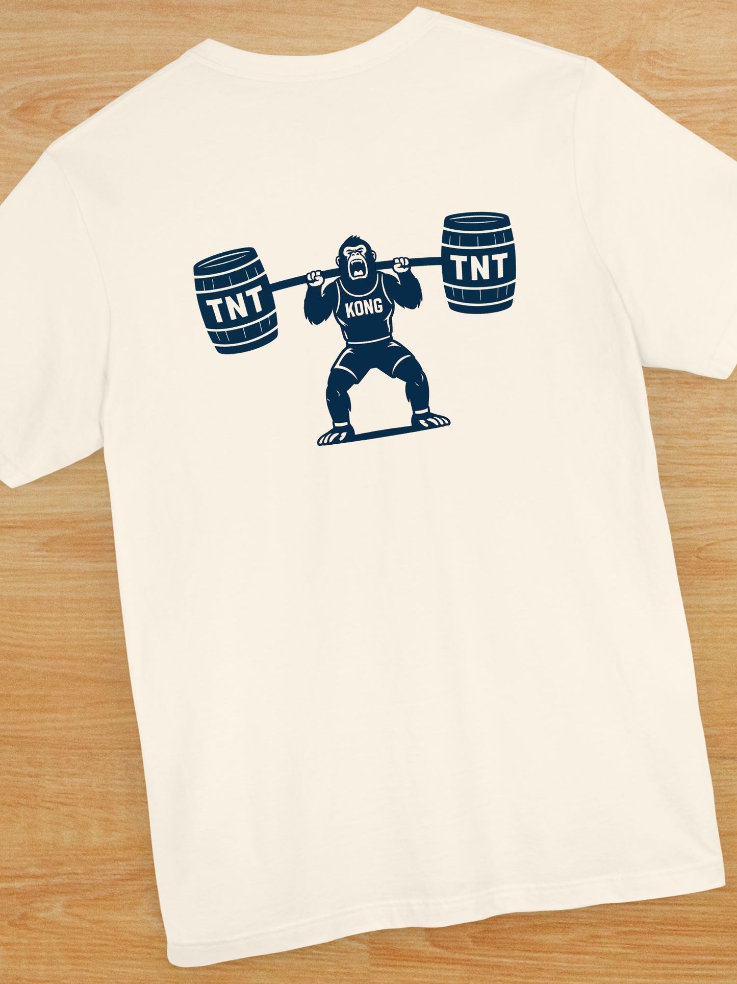 Humorous Gorilla TNT Weightlifting Tee, Funny Workout T-Shirt, Unisex Gym Top, Fitness Apparel, Gift for Him/Her
