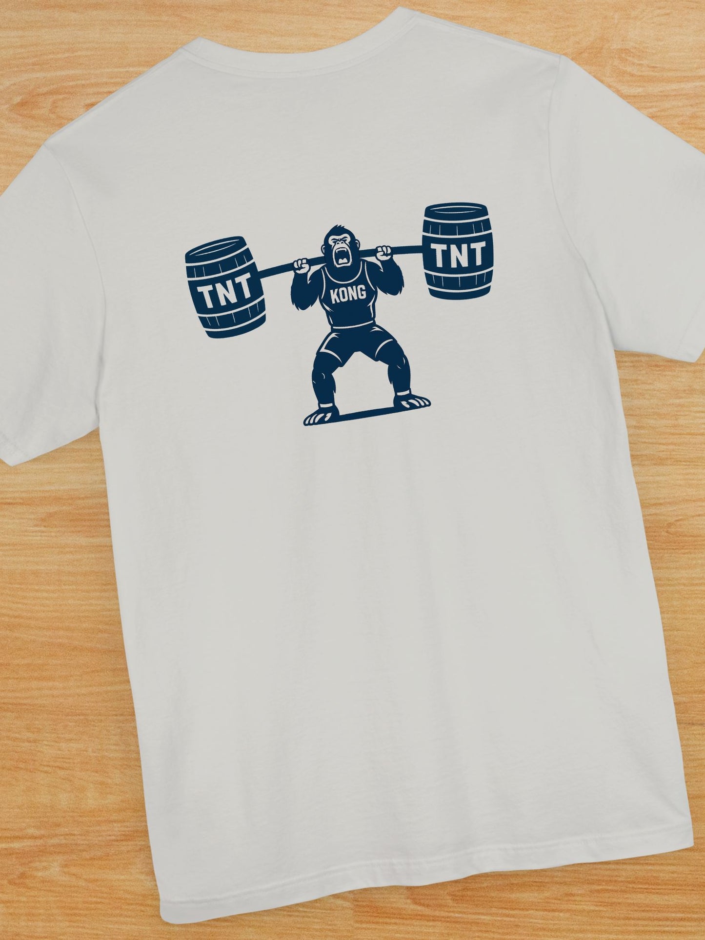 Humorous Gorilla TNT Weightlifting Tee, Funny Workout T-Shirt, Unisex Gym Top, Fitness Apparel, Gift for Him/Her