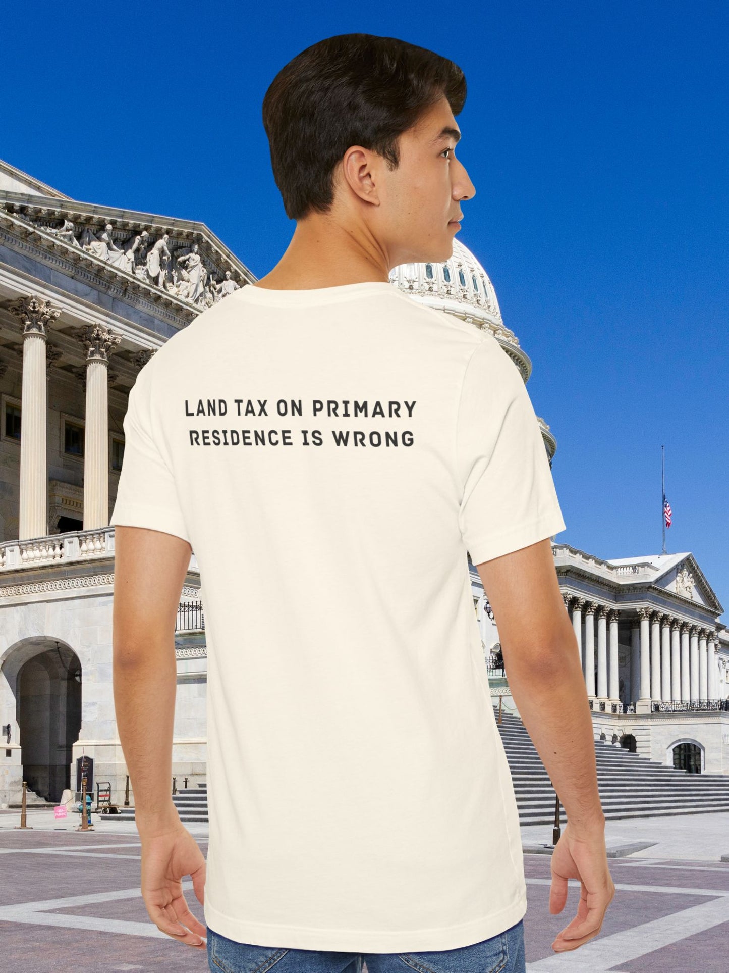 'Land Tax On Primary Residence is Wrong' Unisex T-Shirt