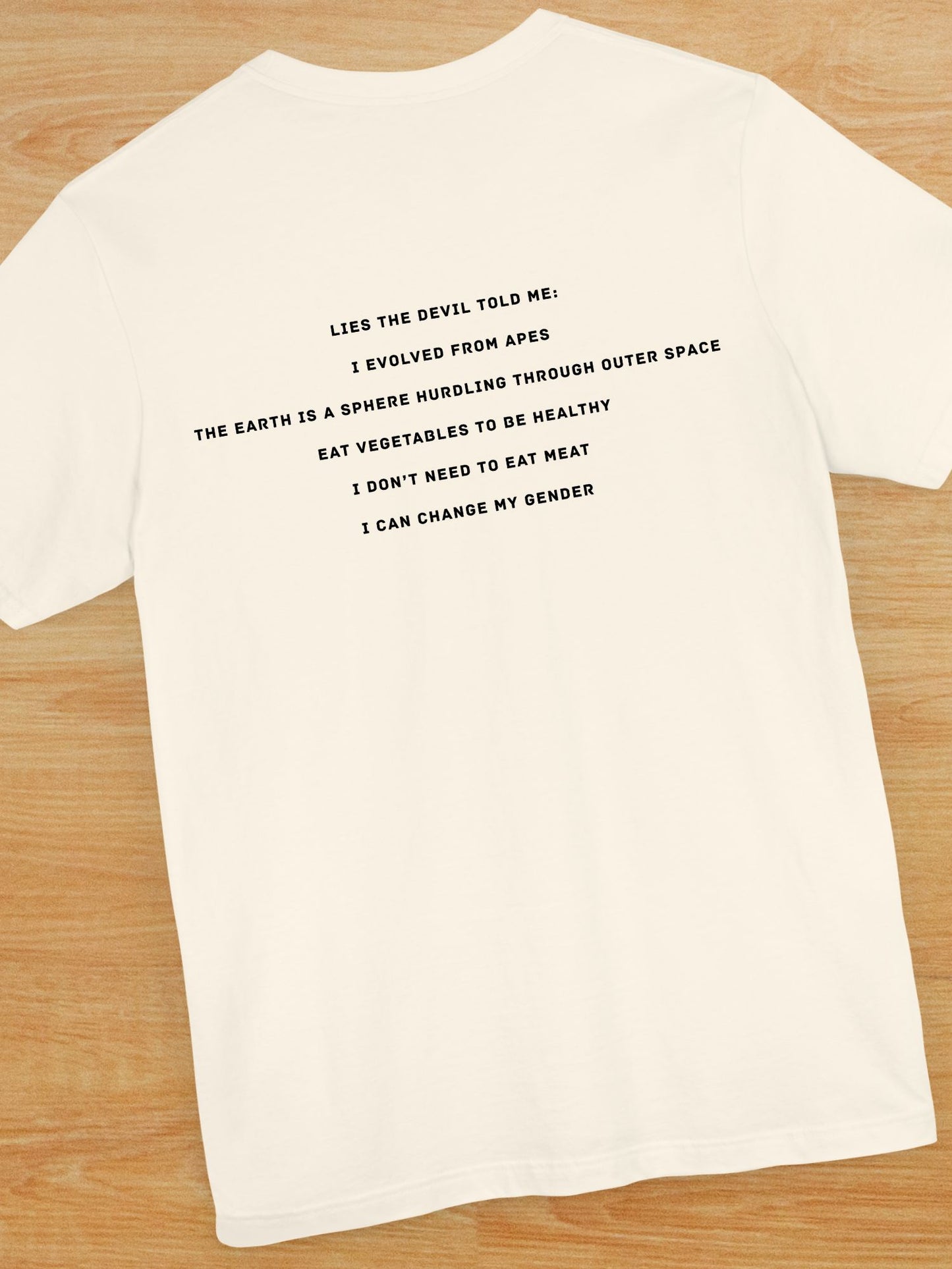 'Lies The Devil Told Me...' Unisex T-Shirt, Christian Apparel