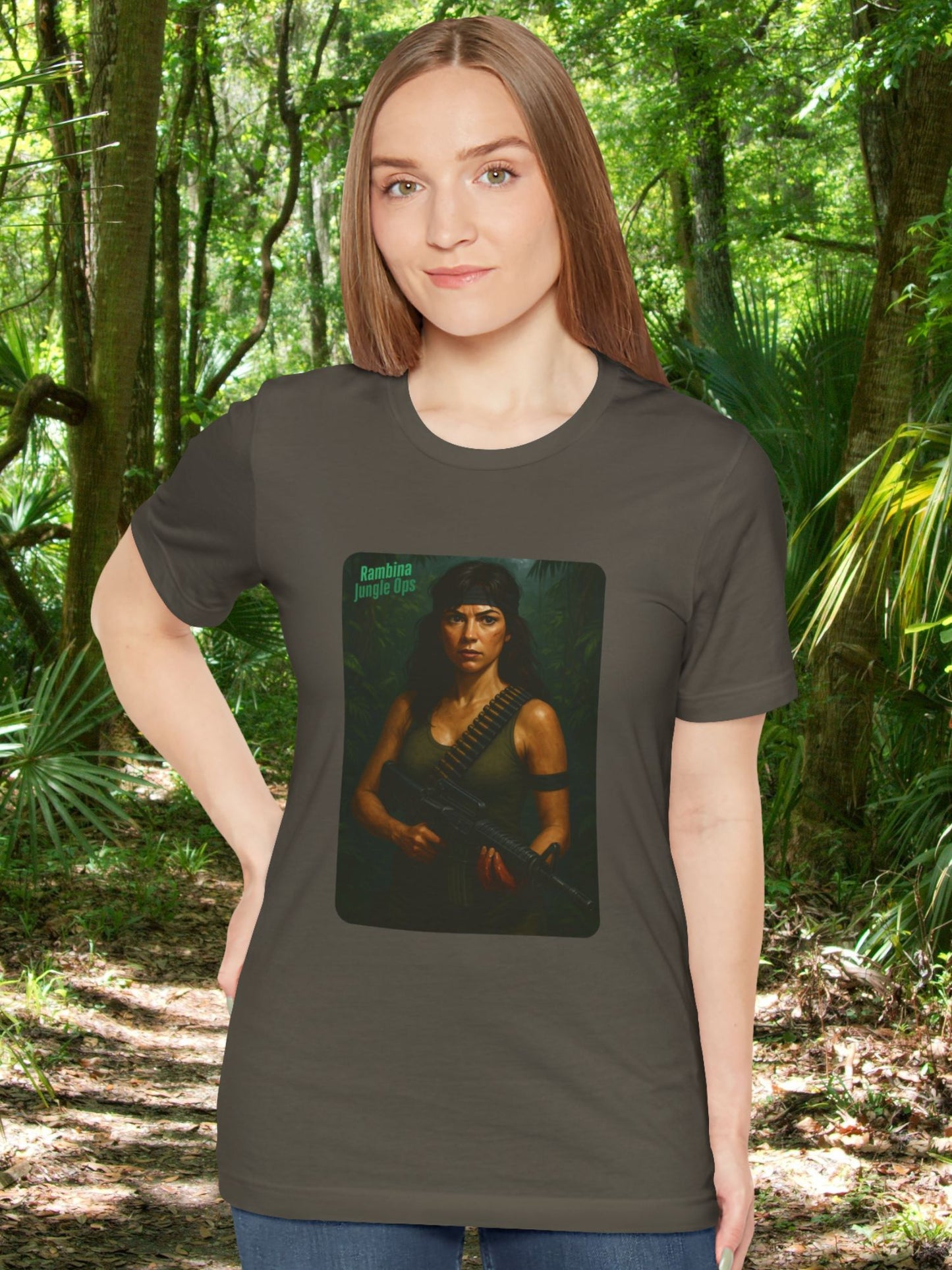 'Rambina Jungle Ops' Unisex T-Shirt,  Adventure-Inspired Tee