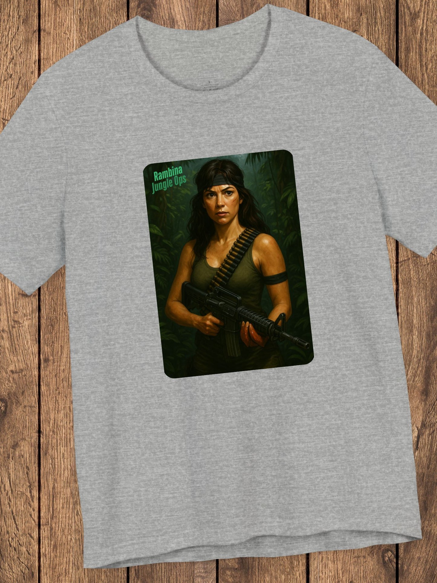 'Rambina Jungle Ops' Unisex T-Shirt,  Adventure-Inspired Tee