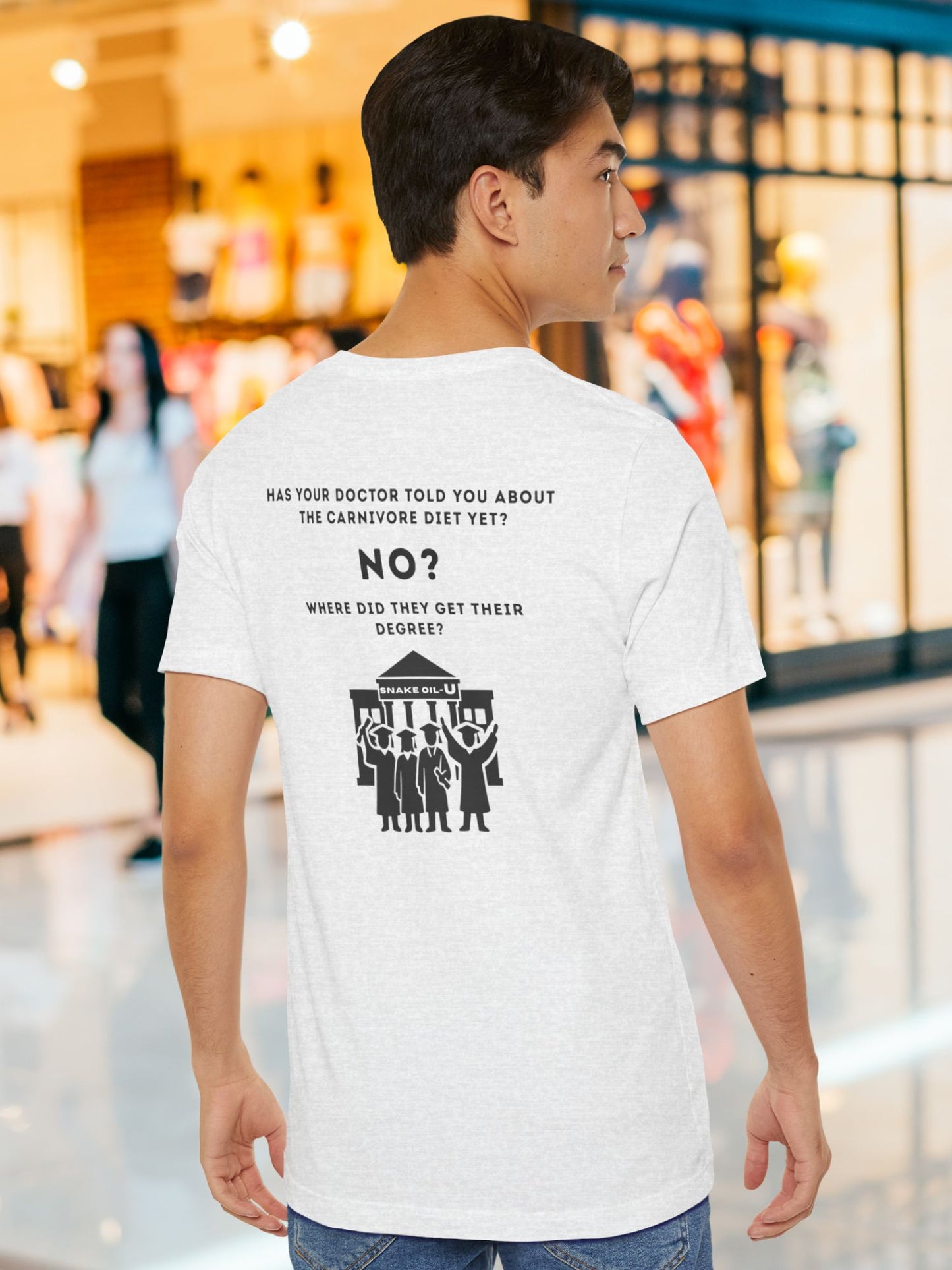 'Has Your Doctor Told You About the Carnivore Diet Yet?' Unisex T-Shirt, Carnivore Diet Apparel, Health and Wellness Tee