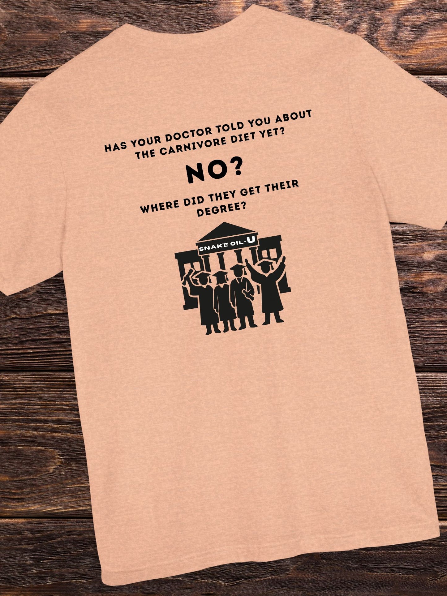 'Has Your Doctor Told You About the Carnivore Diet Yet?' Unisex T-Shirt, Carnivore Diet Apparel, Health and Wellness Tee