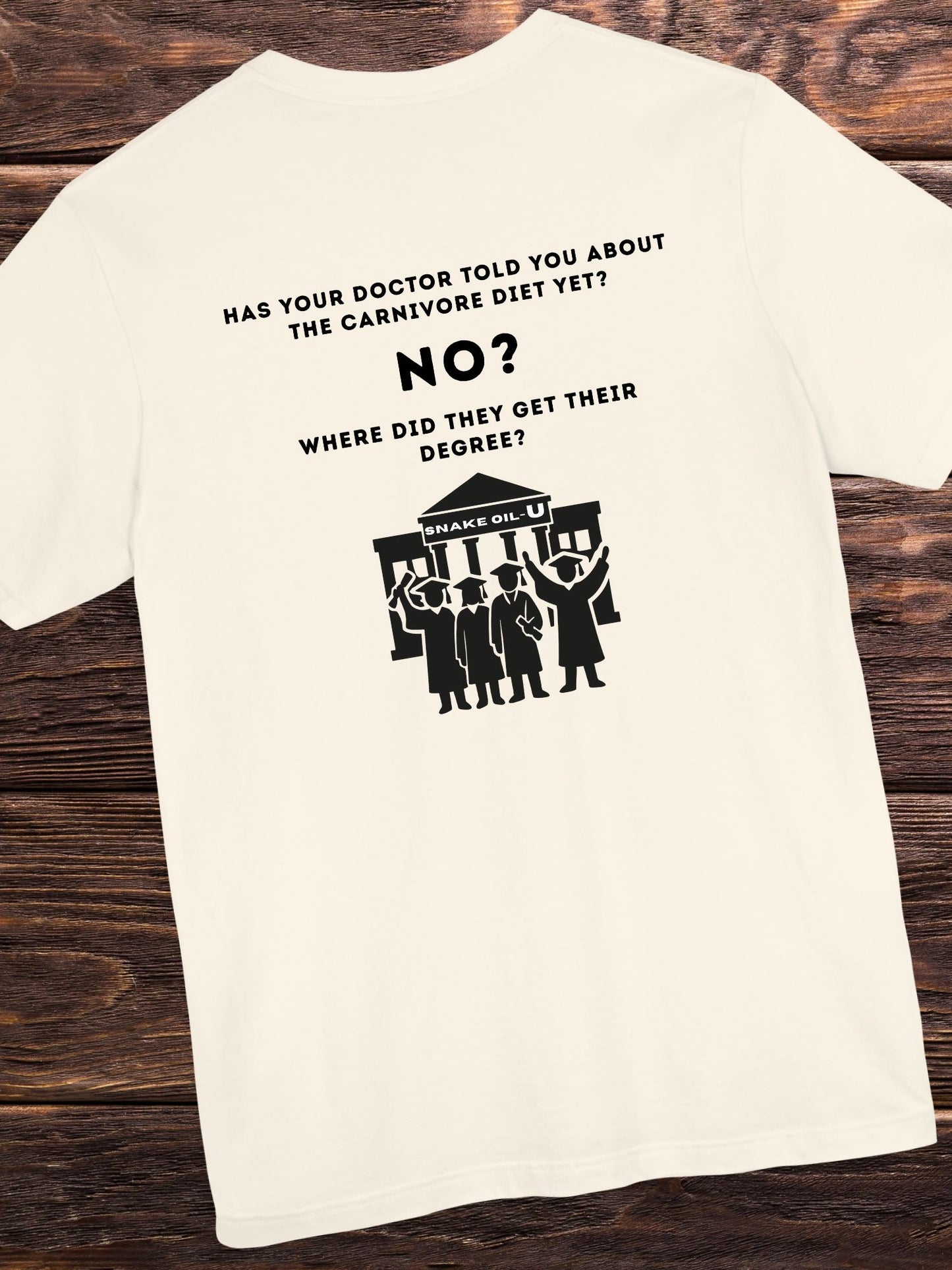 'Has Your Doctor Told You About the Carnivore Diet Yet?' Unisex T-Shirt, Carnivore Diet Apparel, Health and Wellness Tee