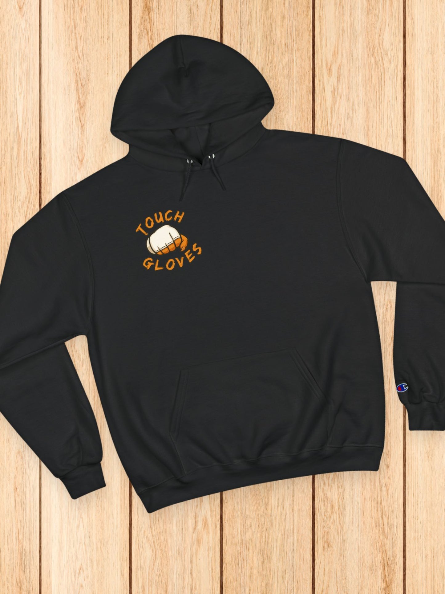 'Touch Gloves' Tiger Fighter Graphic Champion Hoodie, MMA Apparel, Tiger Lovers