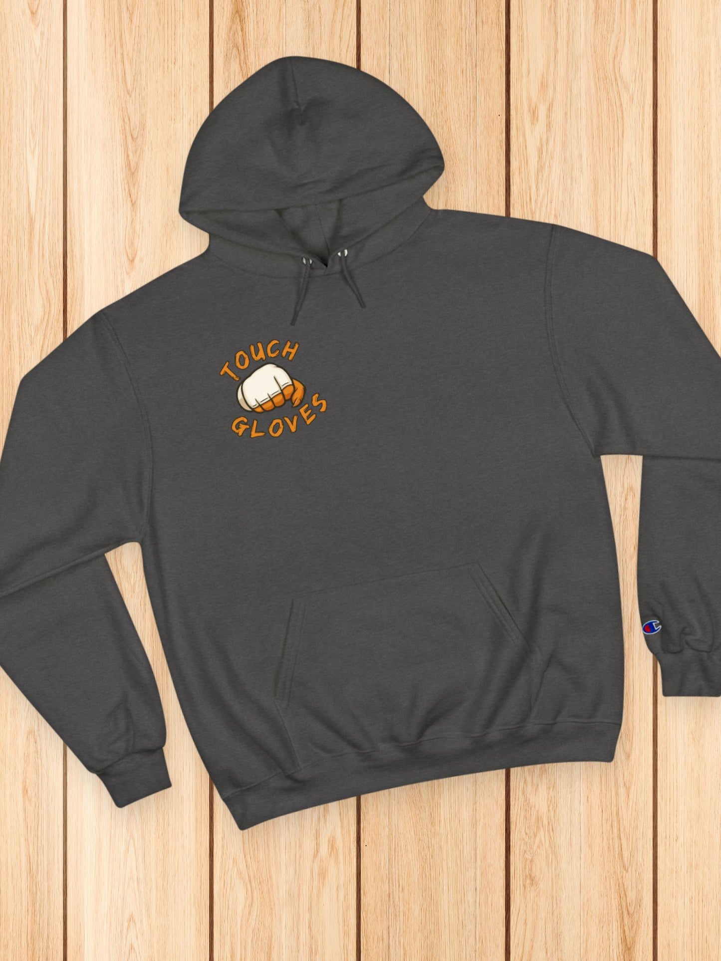 'Touch Gloves' Tiger Fighter Graphic Champion Hoodie, MMA Apparel, Tiger Lovers