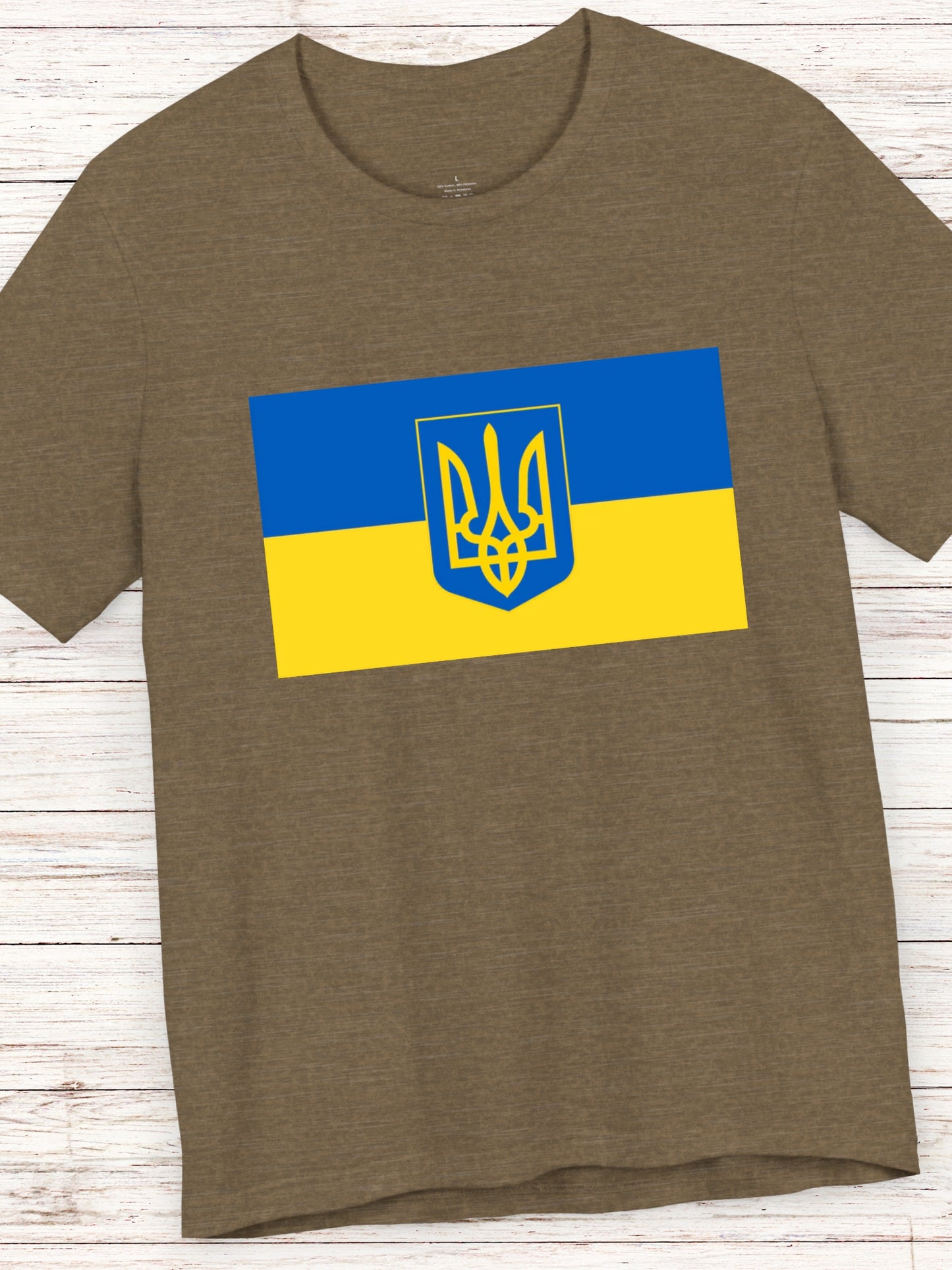 Ukrainian Flag Unisex T-Shirt, Ukraine Supporters Tee,