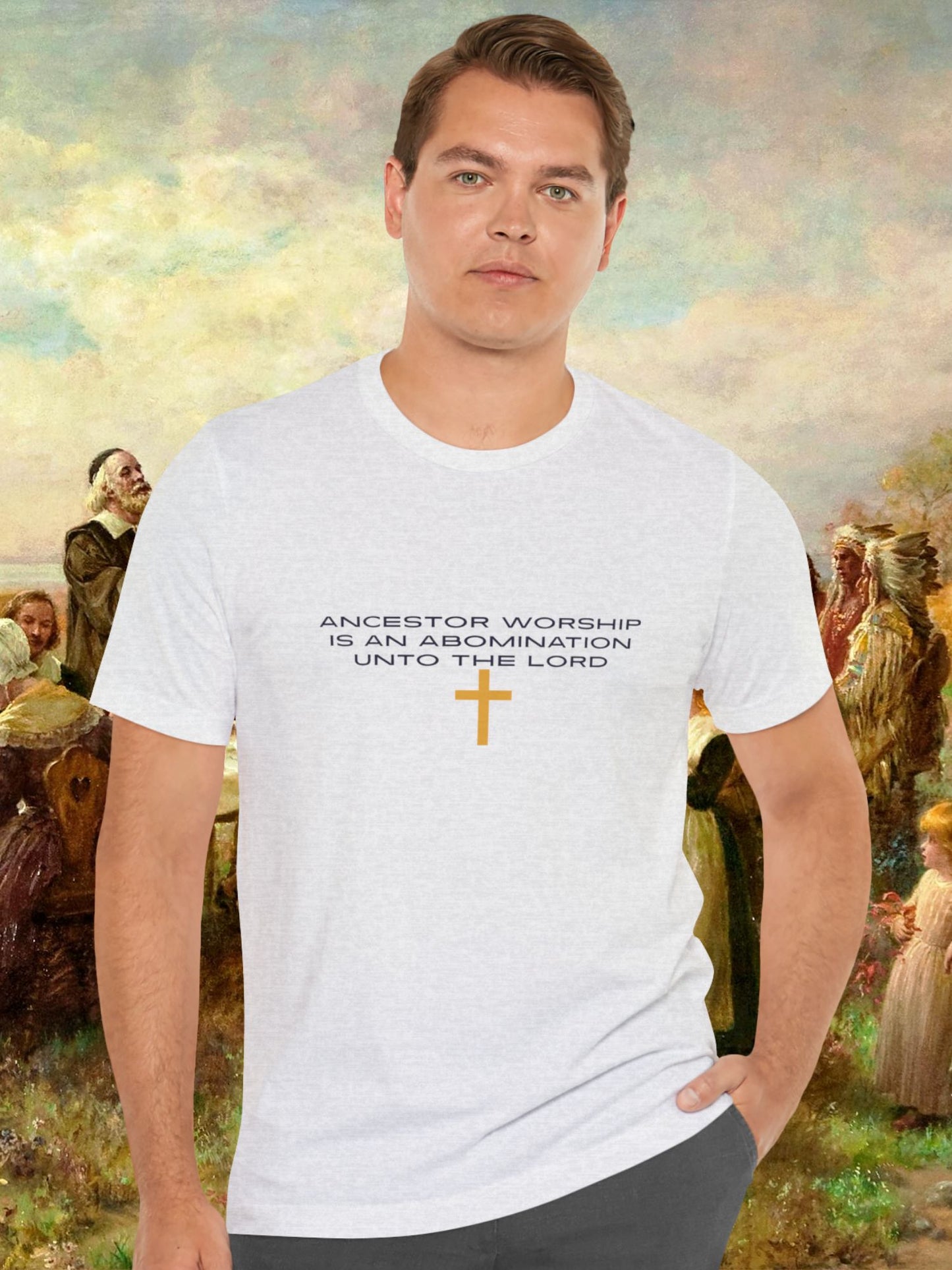 'Ancestor Worship is an Abomination unto the Lord' Unisex T-Shirt, Christian Apparel