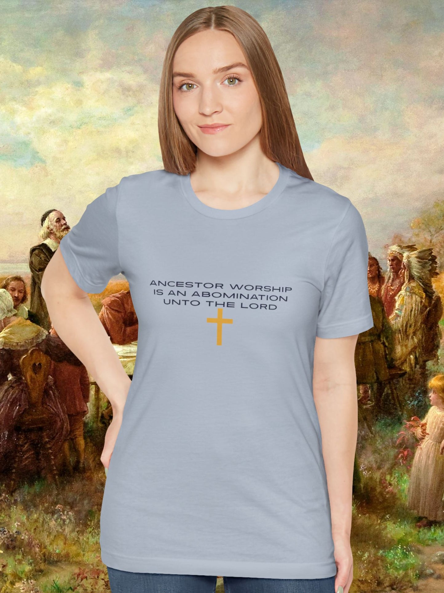 'Ancestor Worship is an Abomination unto the Lord' Unisex T-Shirt, Christian Apparel