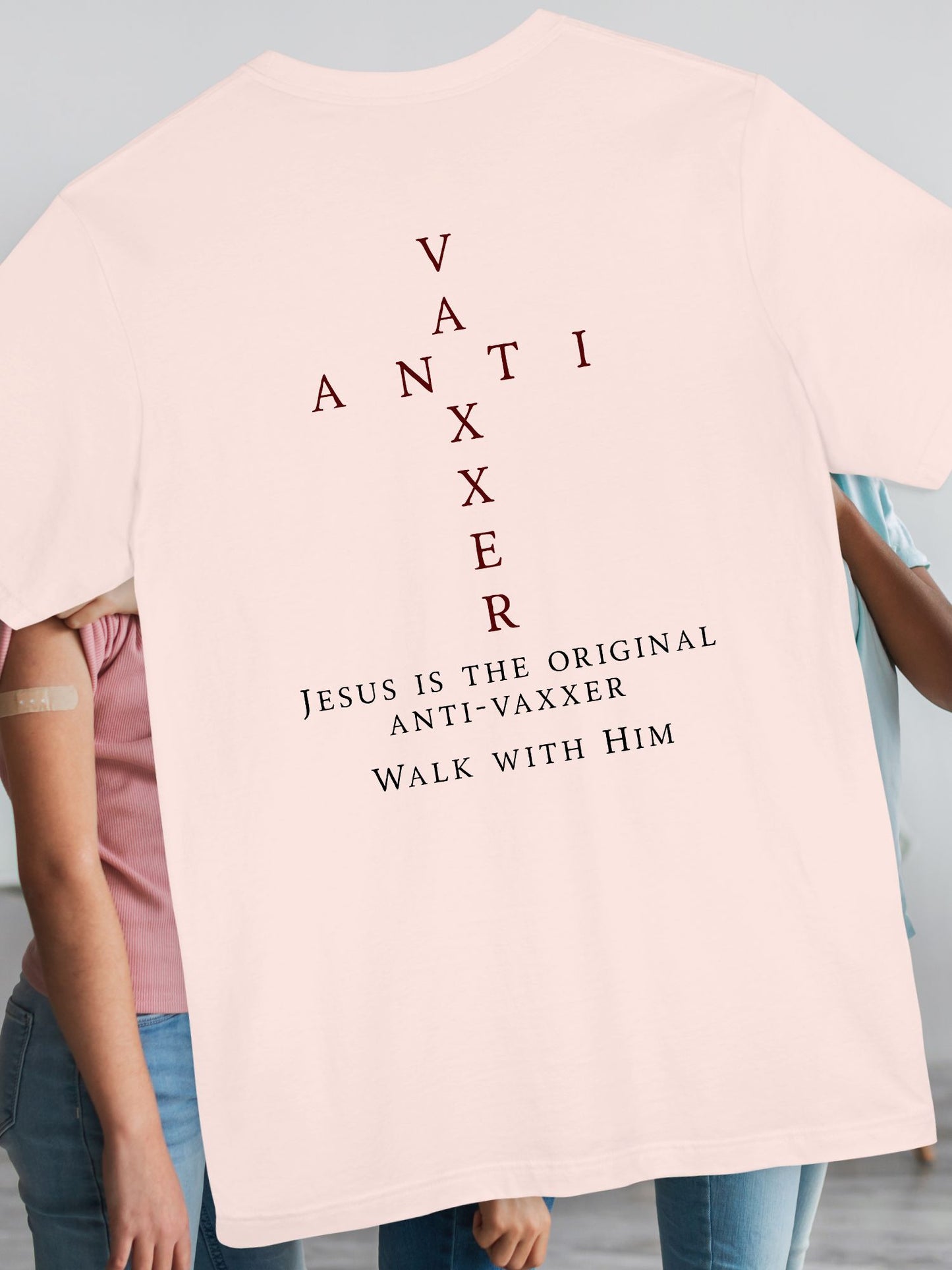 Jesus Is The Original Anti-Vaxxer Unisex Tee,  Unisex Christian Shirt, Religious Apparel