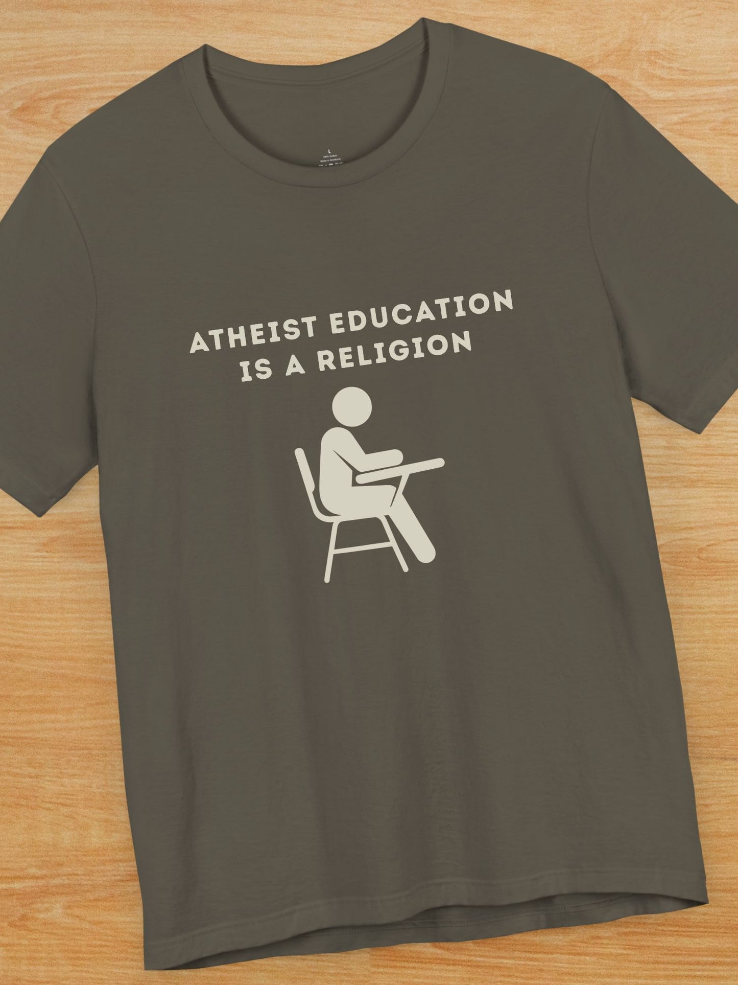 'Atheist Education is a Religion' Unisex T-Shirt