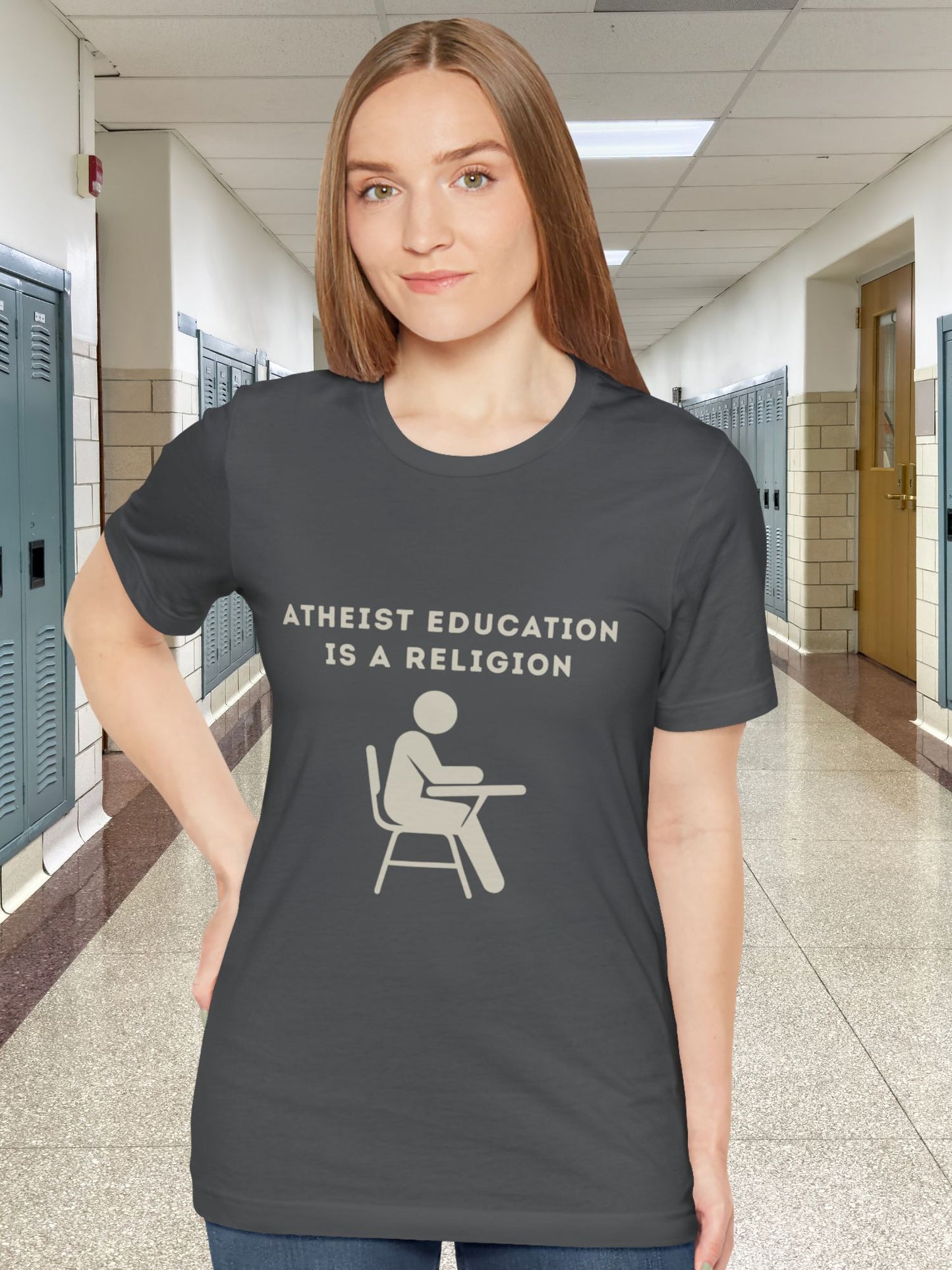 'Atheist Education is a Religion' Unisex T-Shirt