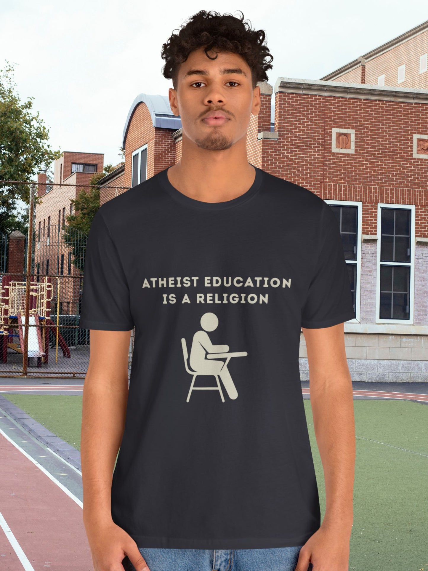 'Atheist Education is a Religion' Unisex T-Shirt