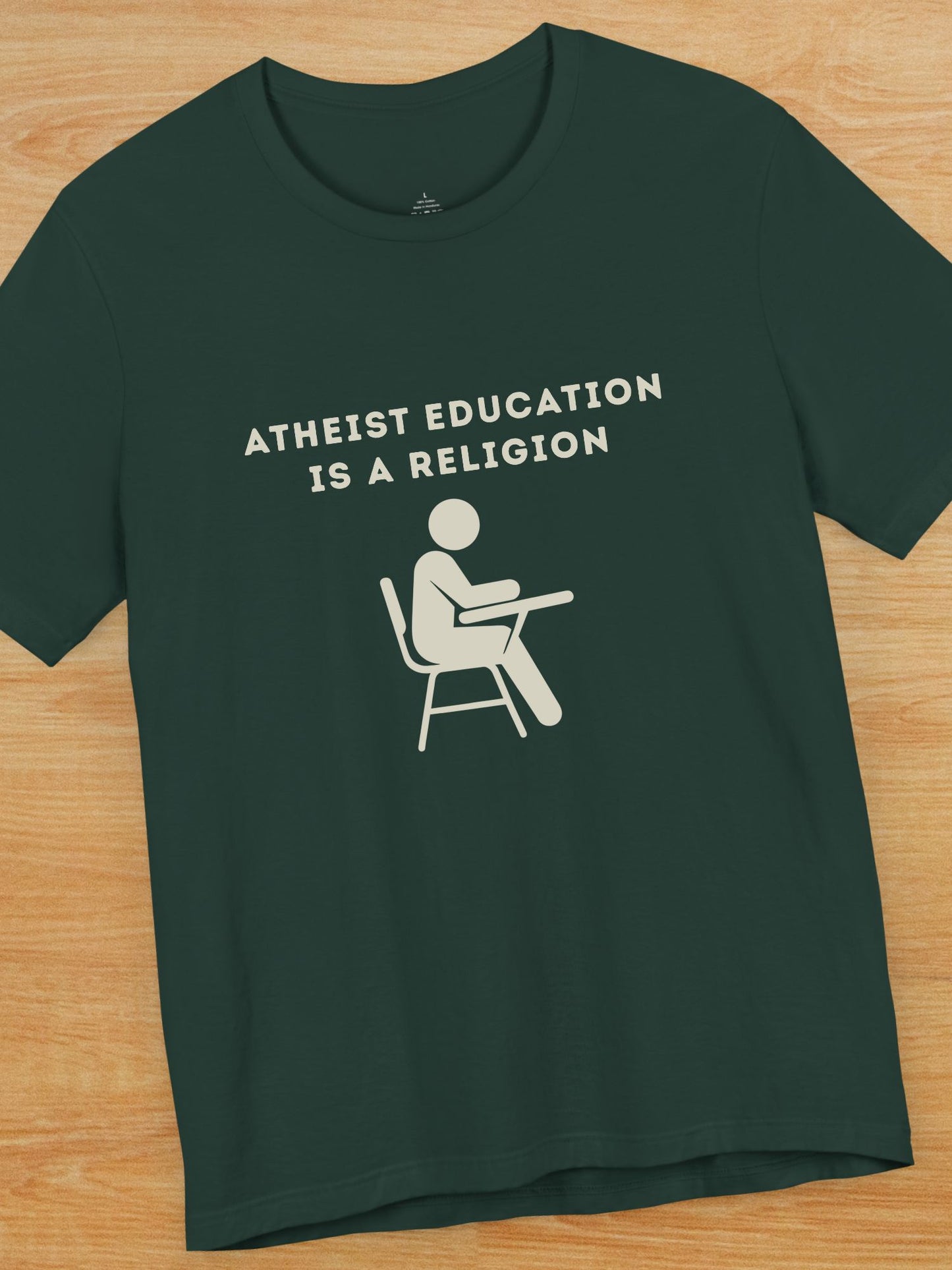 'Atheist Education is a Religion' Unisex T-Shirt