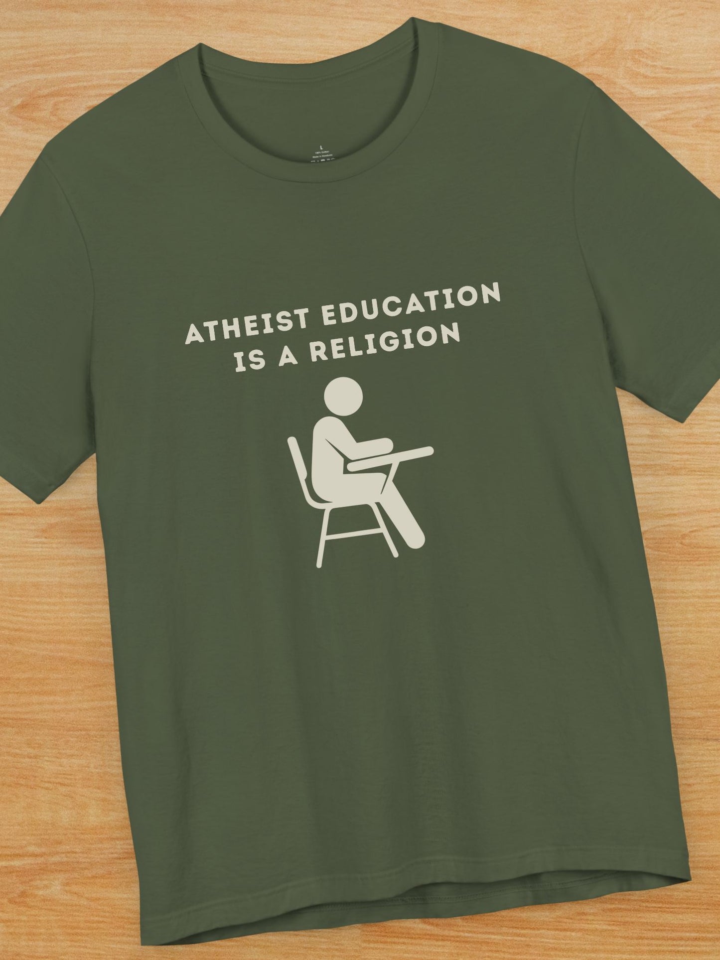 'Atheist Education is a Religion' Unisex T-Shirt