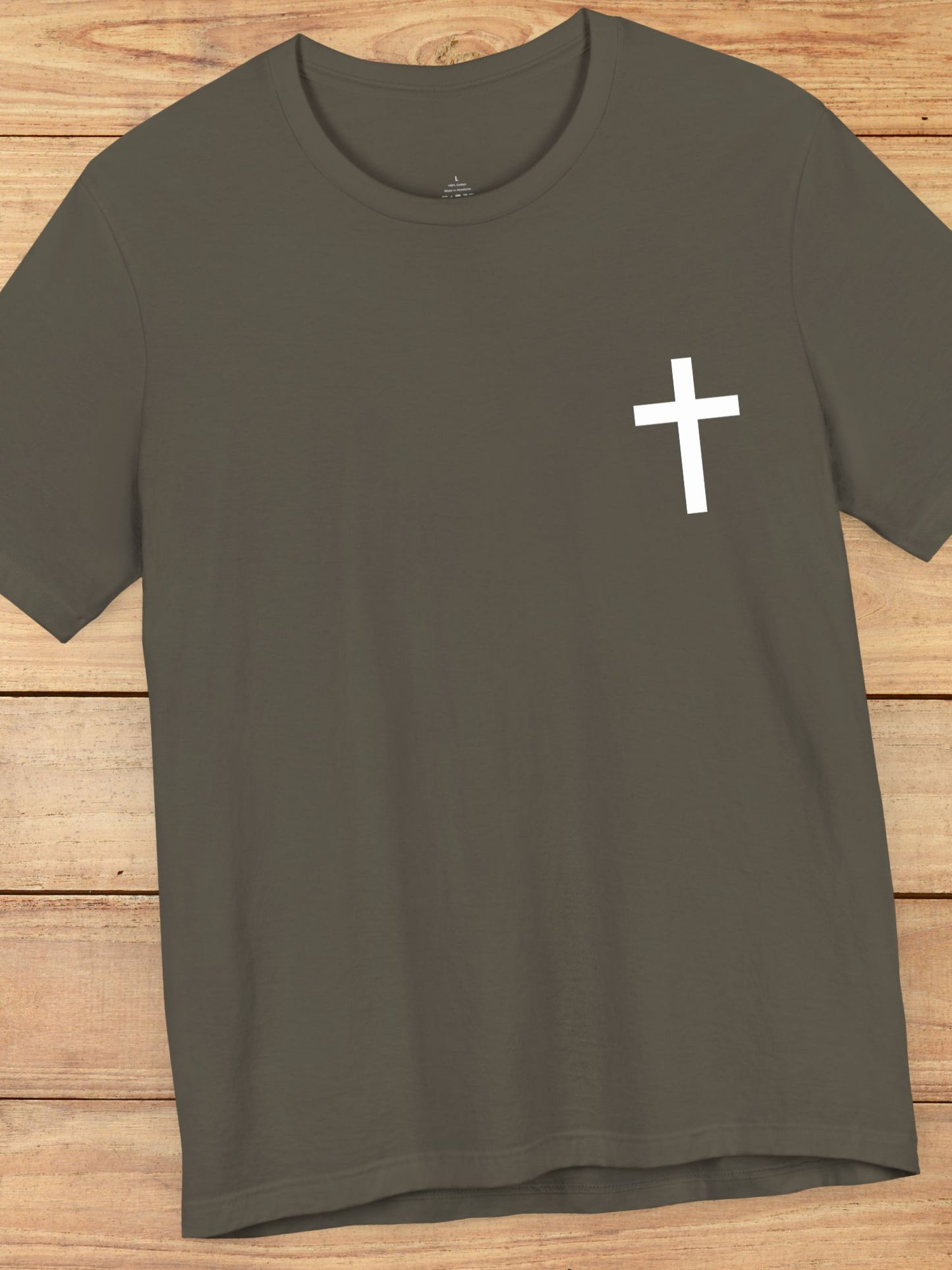 'He Who Has No Sword Let Him Sell His Garment and Buy One, Second Amend Your Ways' Cross Graphic Unisex T-Shirt, Christian Apparel, Bible Verse Tee, Jesus Quote