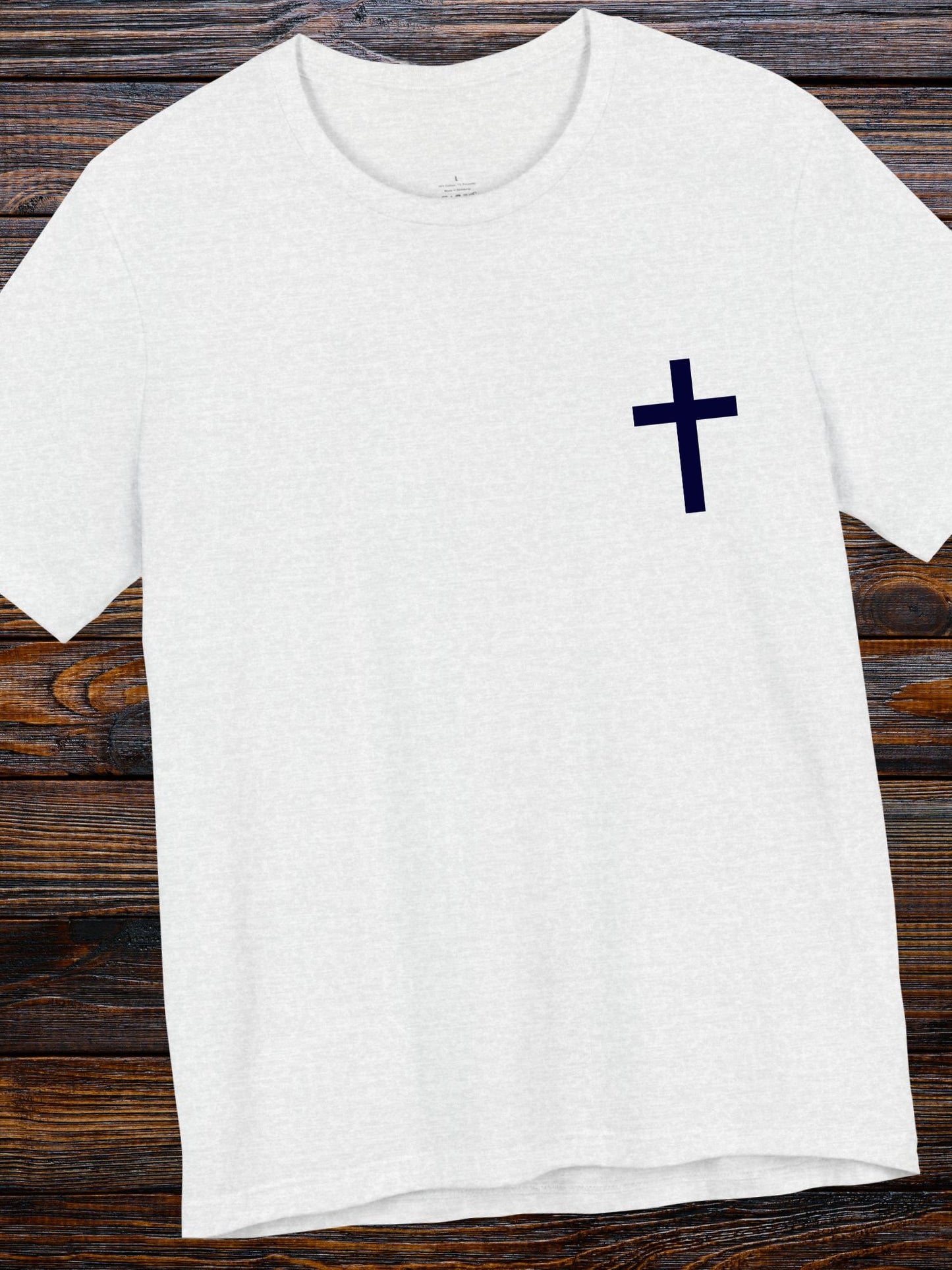 'He Who Has No Sword Let Him Sell His Garment and Buy One, Second Amend Your Ways' Cross Graphic Unisex T-Shirt, Christian Apparel, Bible Verse Tee, Jesus Quote