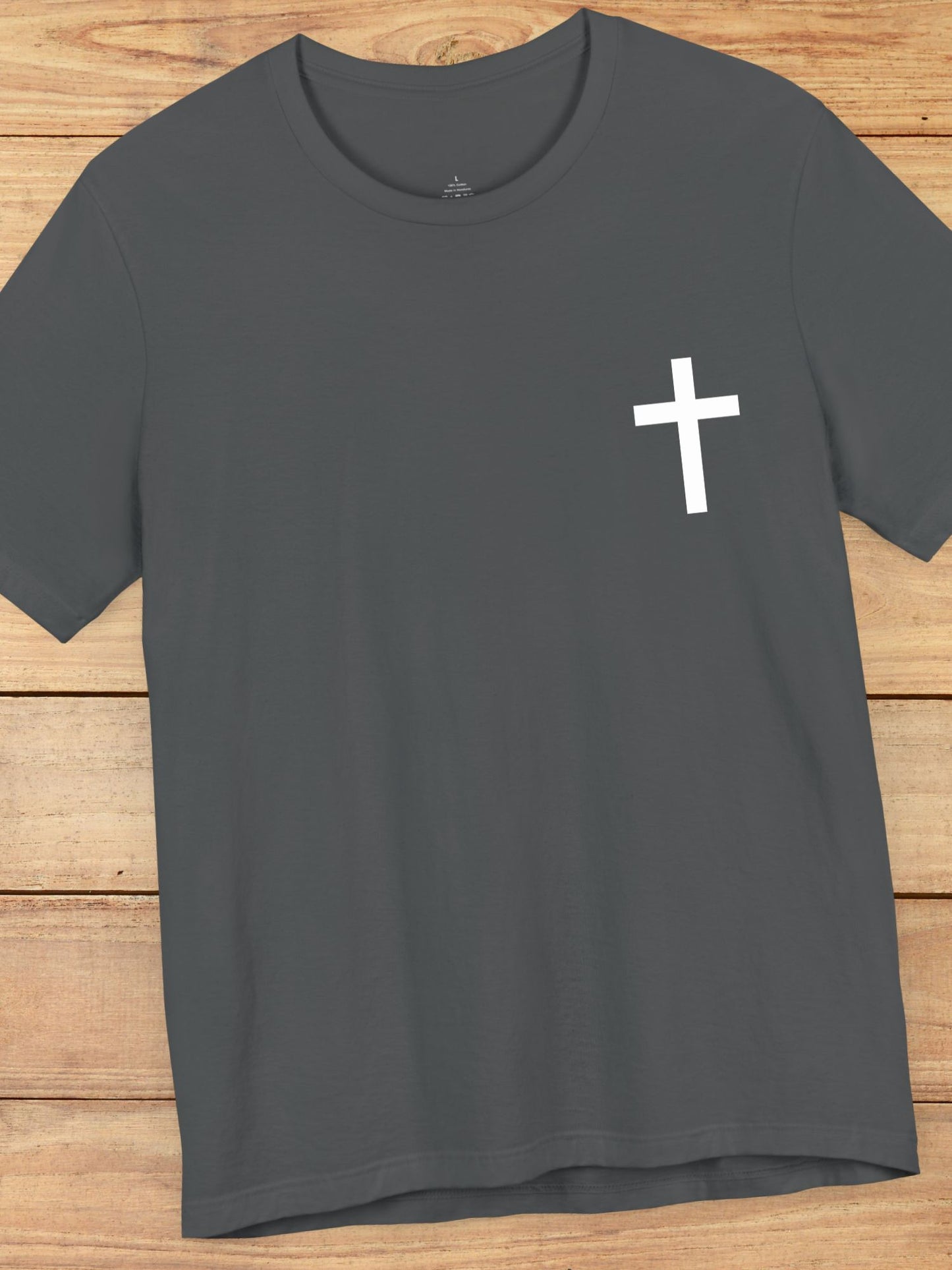 'He Who Has No Sword Let Him Sell His Garment and Buy One, Second Amend Your Ways' Cross Graphic Unisex T-Shirt, Christian Apparel, Bible Verse Tee, Jesus Quote