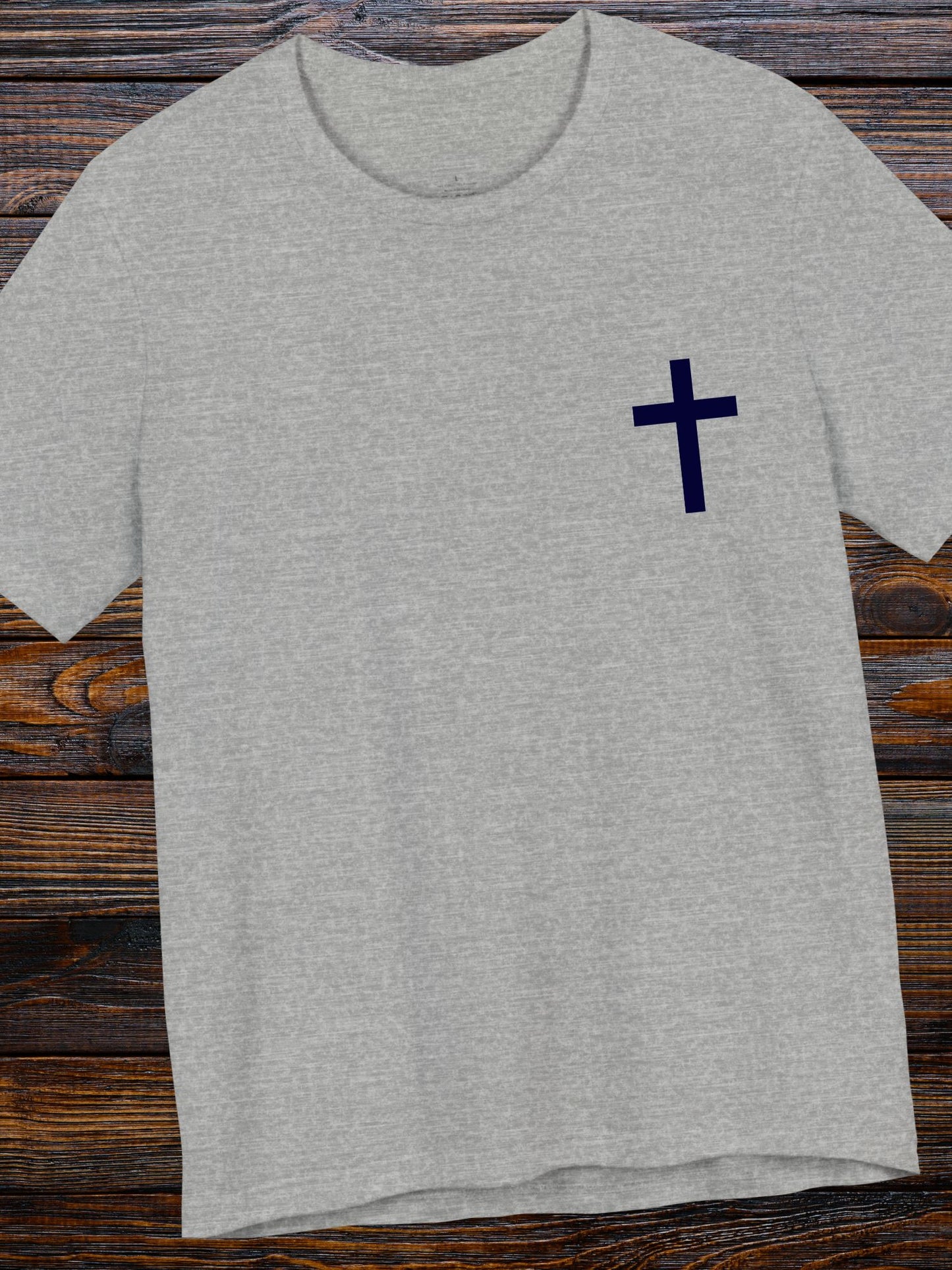 'He Who Has No Sword Let Him Sell His Garment and Buy One, Second Amend Your Ways' Cross Graphic Unisex T-Shirt, Christian Apparel, Bible Verse Tee, Jesus Quote