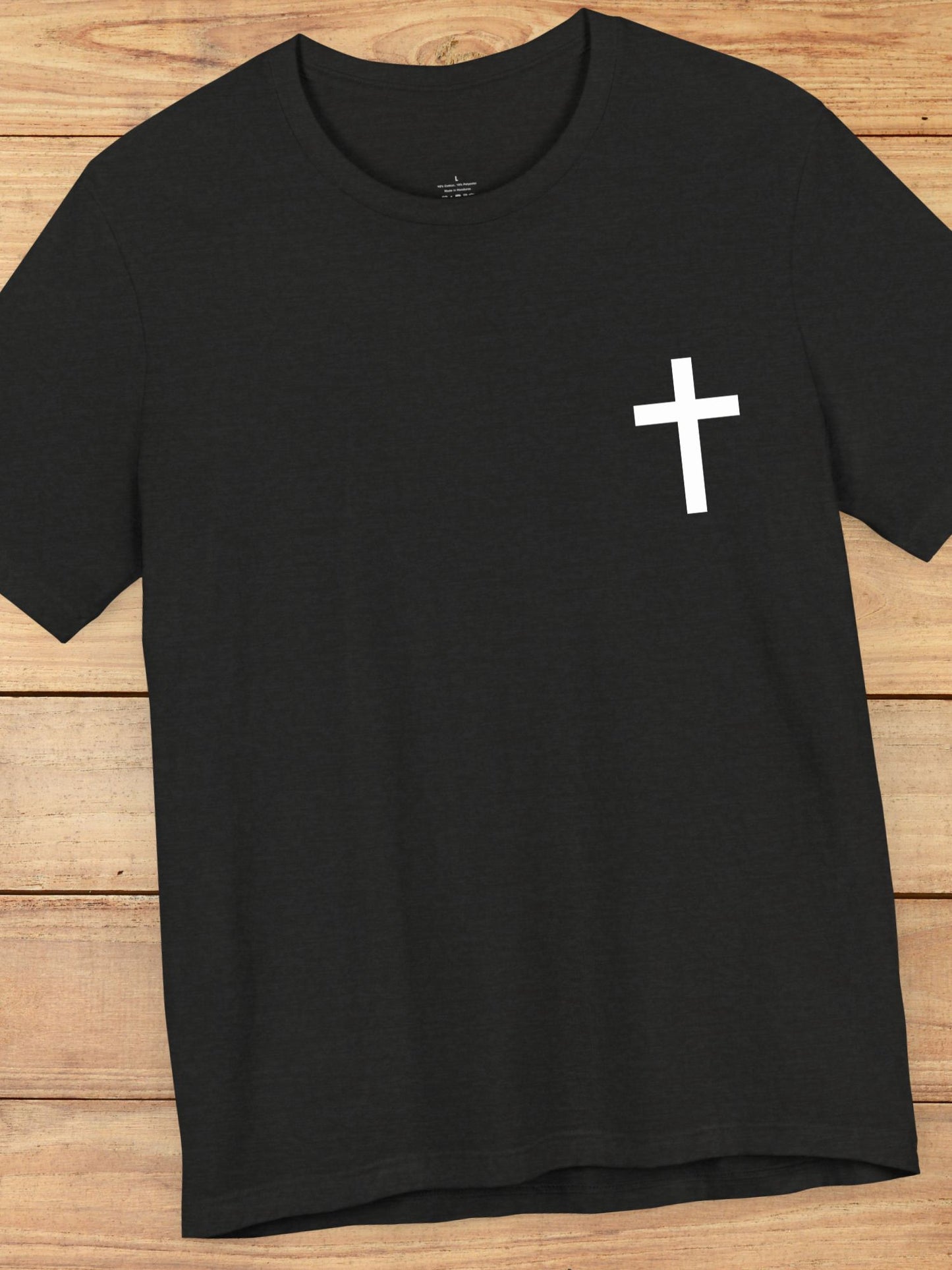 'He Who Has No Sword Let Him Sell His Garment and Buy One, Second Amend Your Ways' Cross Graphic Unisex T-Shirt, Christian Apparel, Bible Verse Tee, Jesus Quote