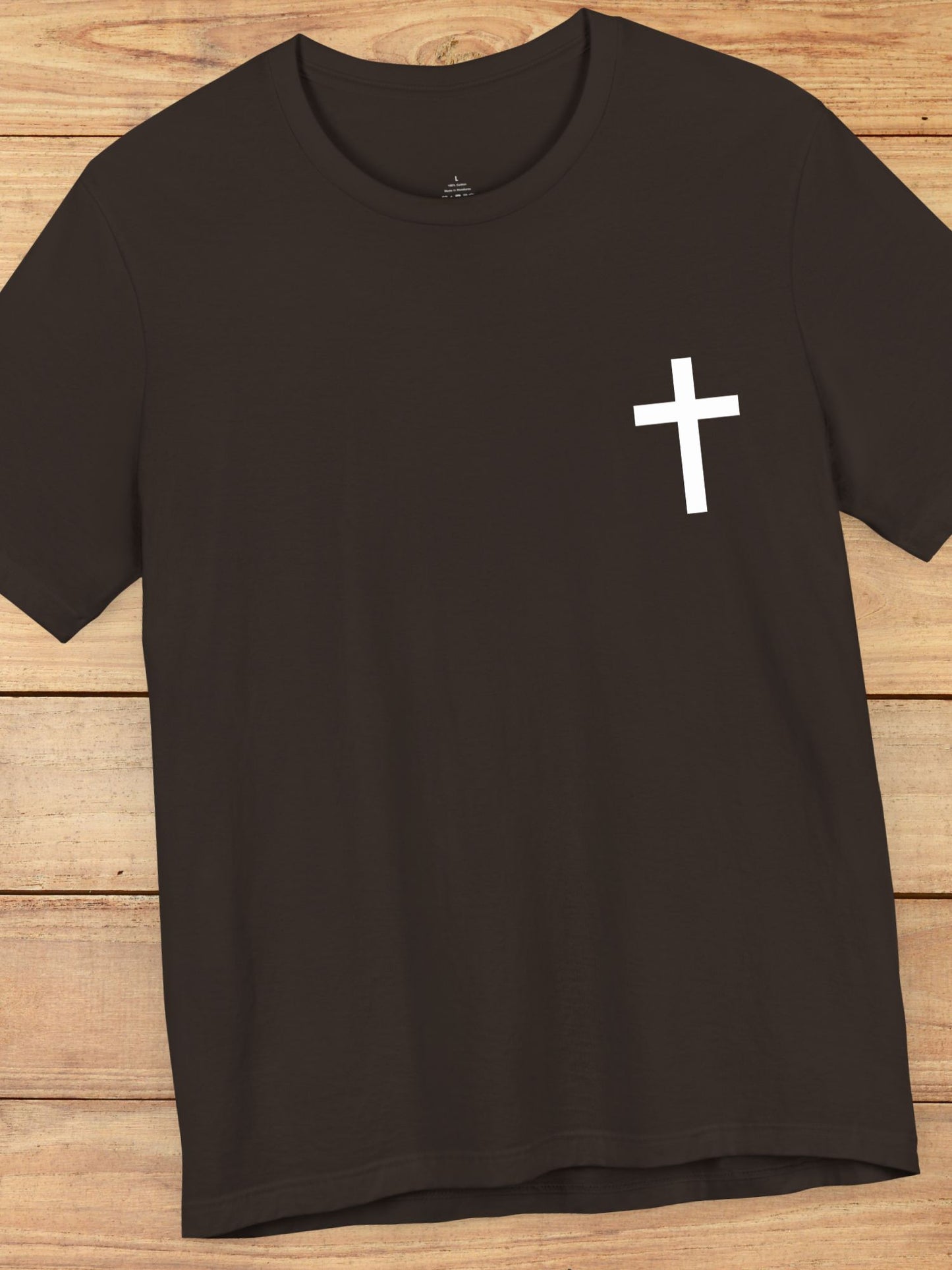 'He Who Has No Sword Let Him Sell His Garment and Buy One, Second Amend Your Ways' Cross Graphic Unisex T-Shirt, Christian Apparel, Bible Verse Tee, Jesus Quote