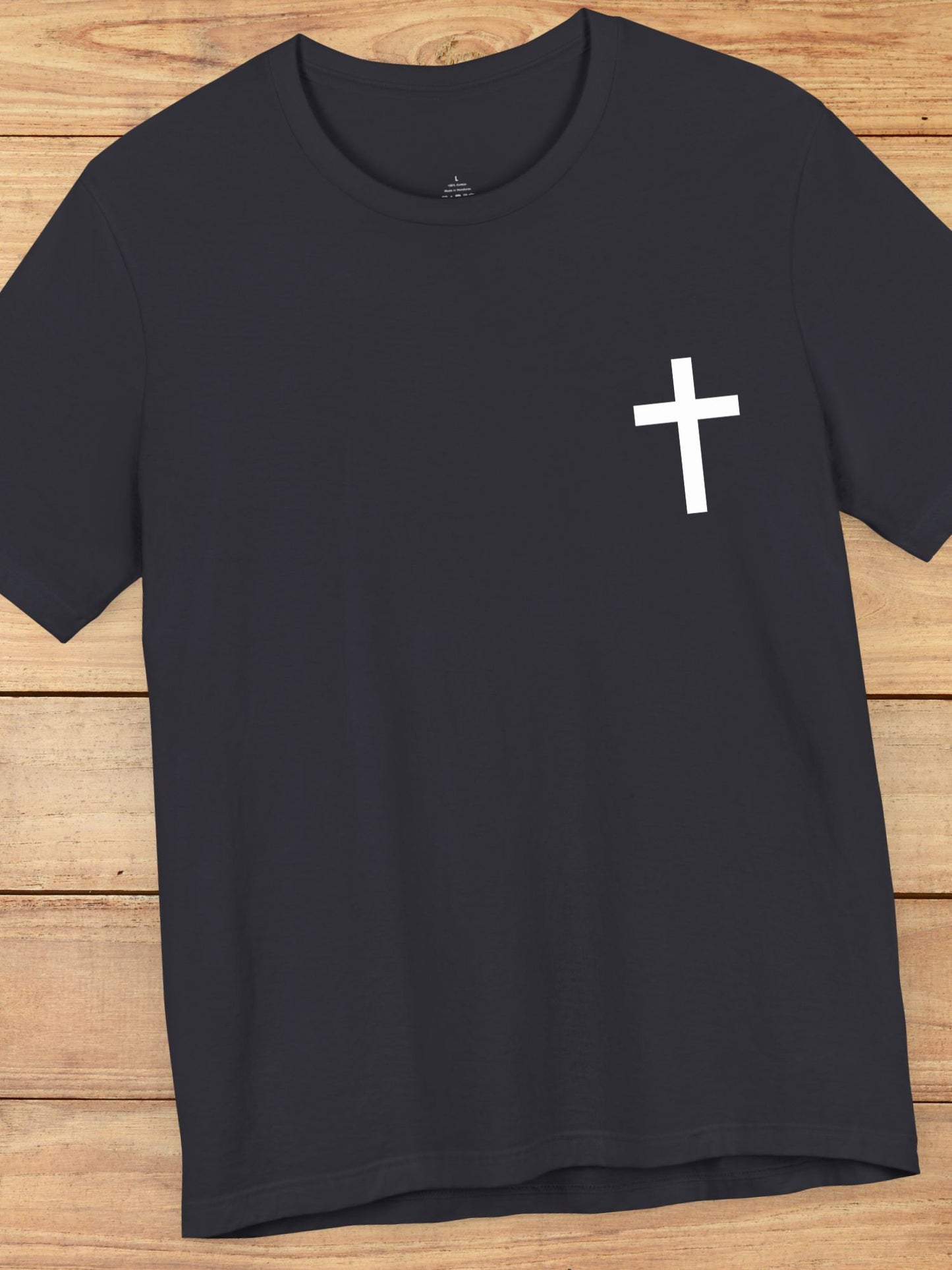 'He Who Has No Sword Let Him Sell His Garment and Buy One, Second Amend Your Ways' Cross Graphic Unisex T-Shirt, Christian Apparel, Bible Verse Tee, Jesus Quote