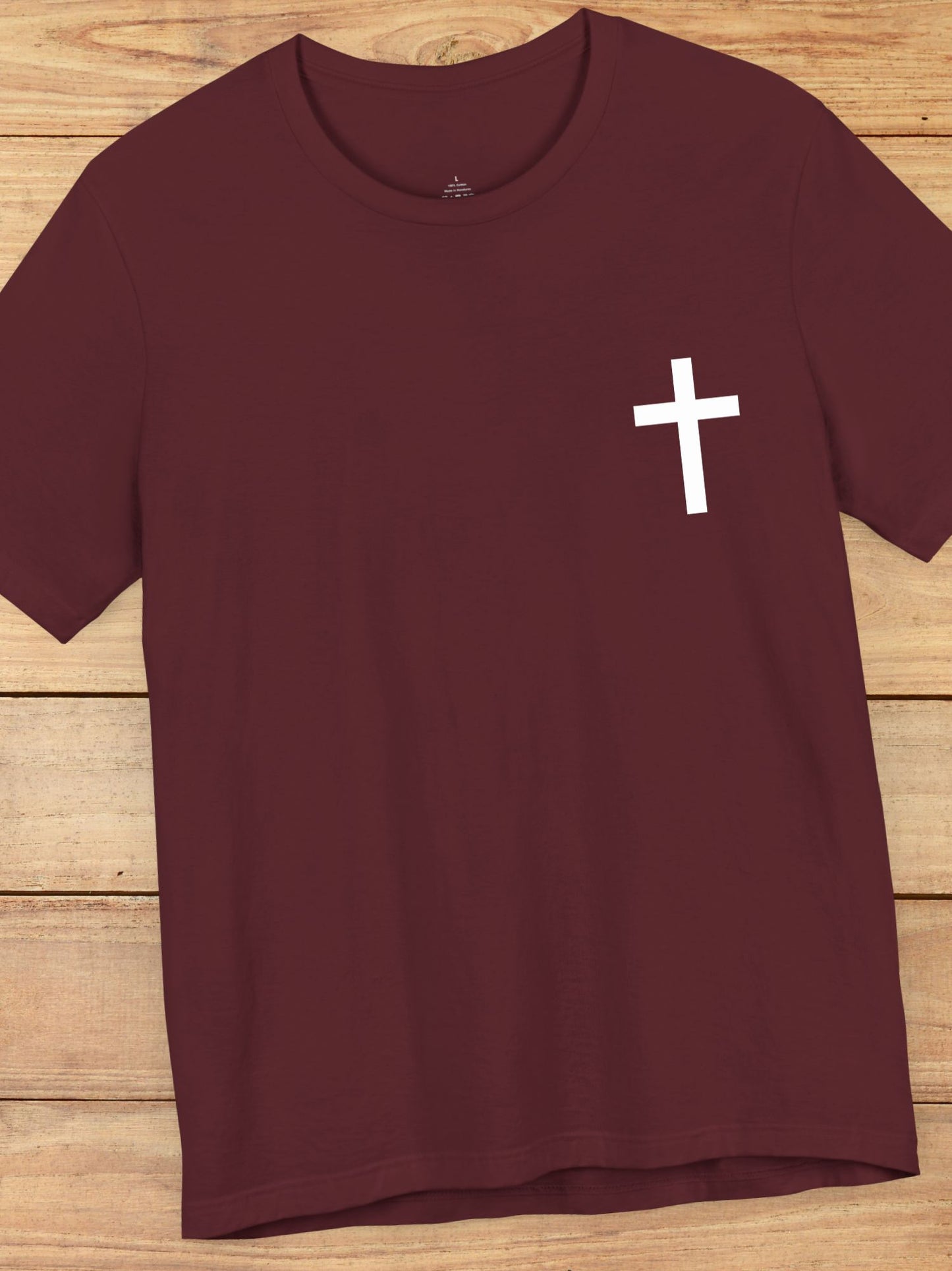 'He Who Has No Sword Let Him Sell His Garment and Buy One, Second Amend Your Ways' Cross Graphic Unisex T-Shirt, Christian Apparel, Bible Verse Tee, Jesus Quote